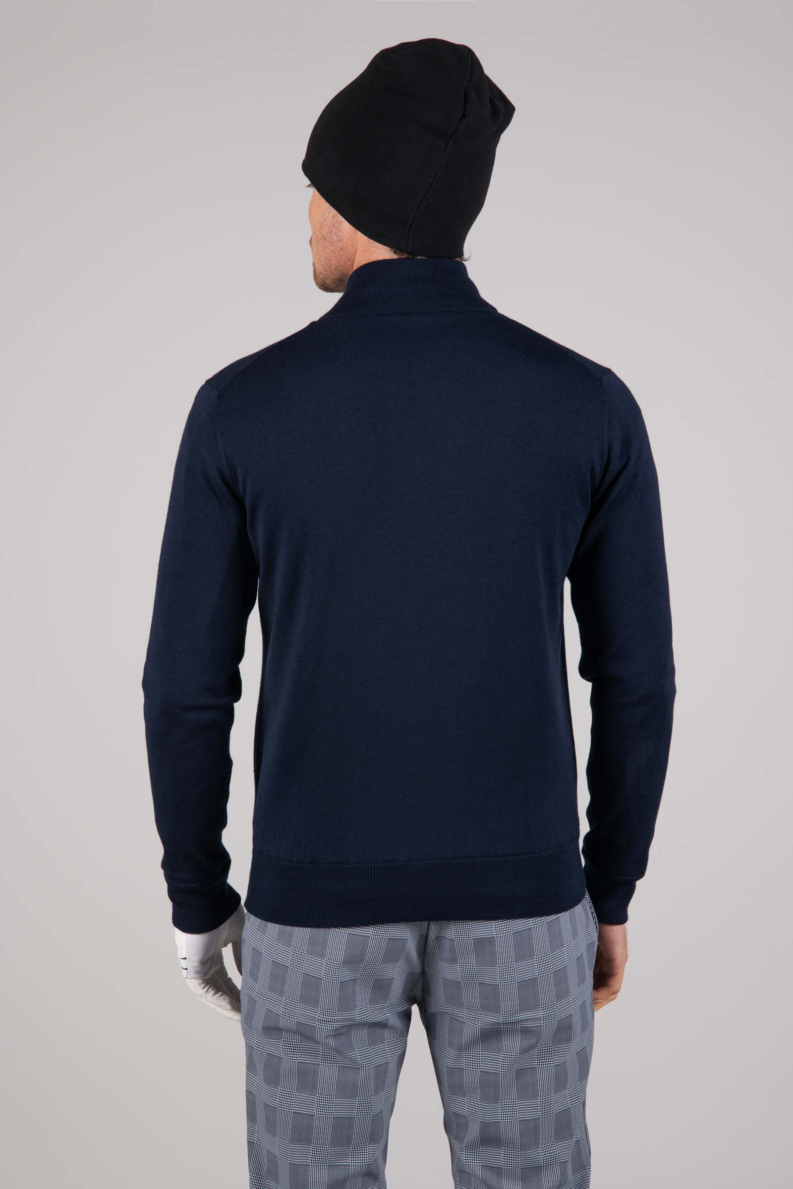 Maglione antivento in lana - BLUE NAVY - Abbigliamento sportivo | Hydrogen