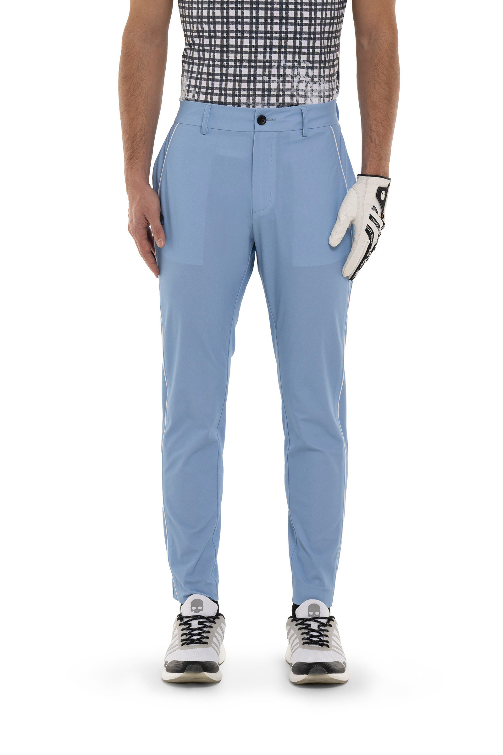 PANTALONE TECNICO PIPING - BLUE - Abbigliamento sportivo | Hydrogen