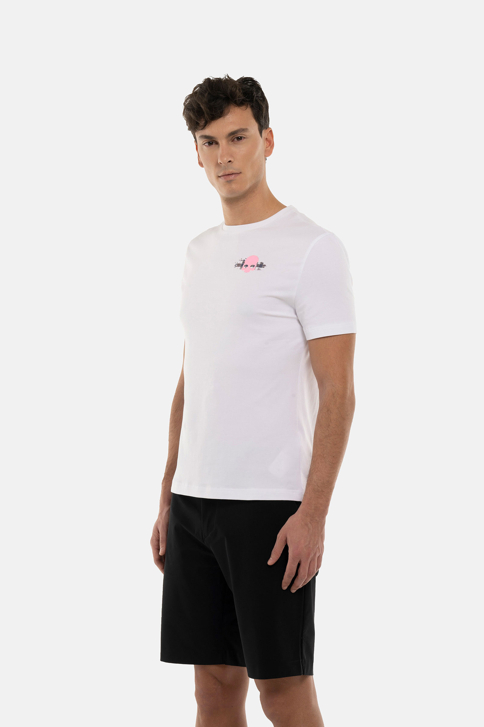T-SHIRT TESCHIO TARTAN - WHITE - Abbigliamento sportivo | Hydrogen