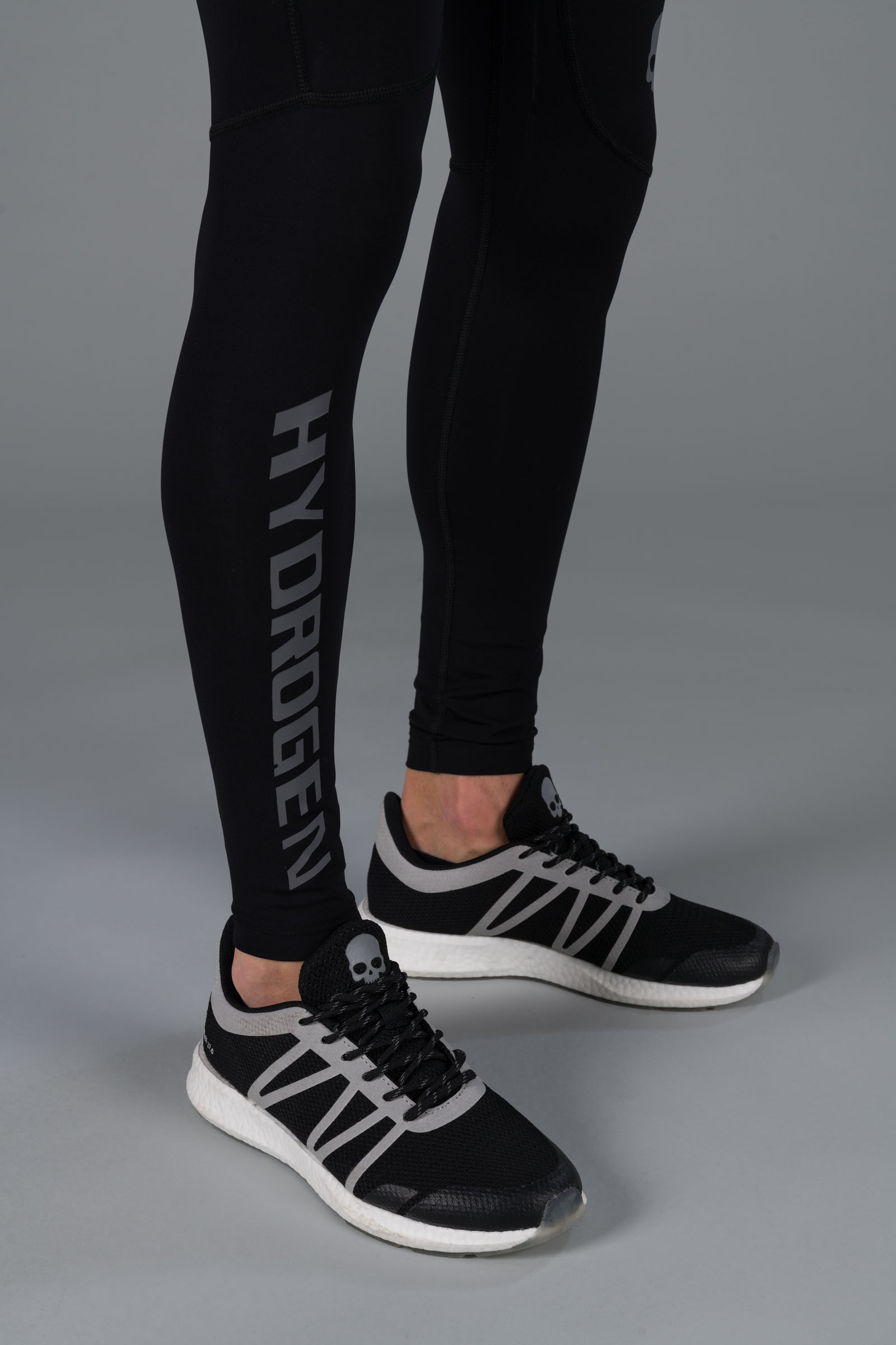 HYDROGEN LEGGINGS - BLACK - Abbigliamento sportivo | Hydrogen