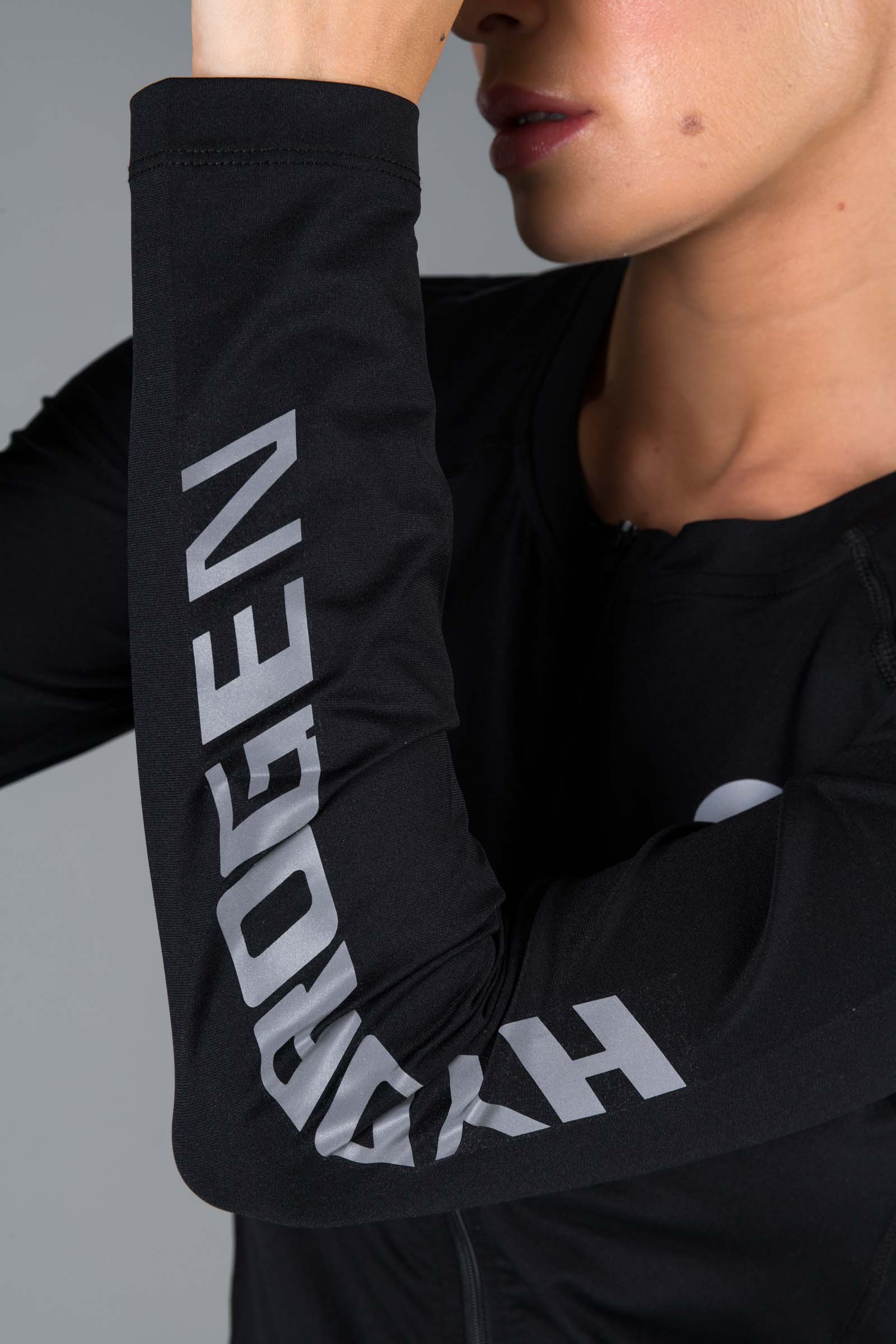 ZIPPED SECOND SKIN LS - BLACK - Abbigliamento sportivo | Hydrogen