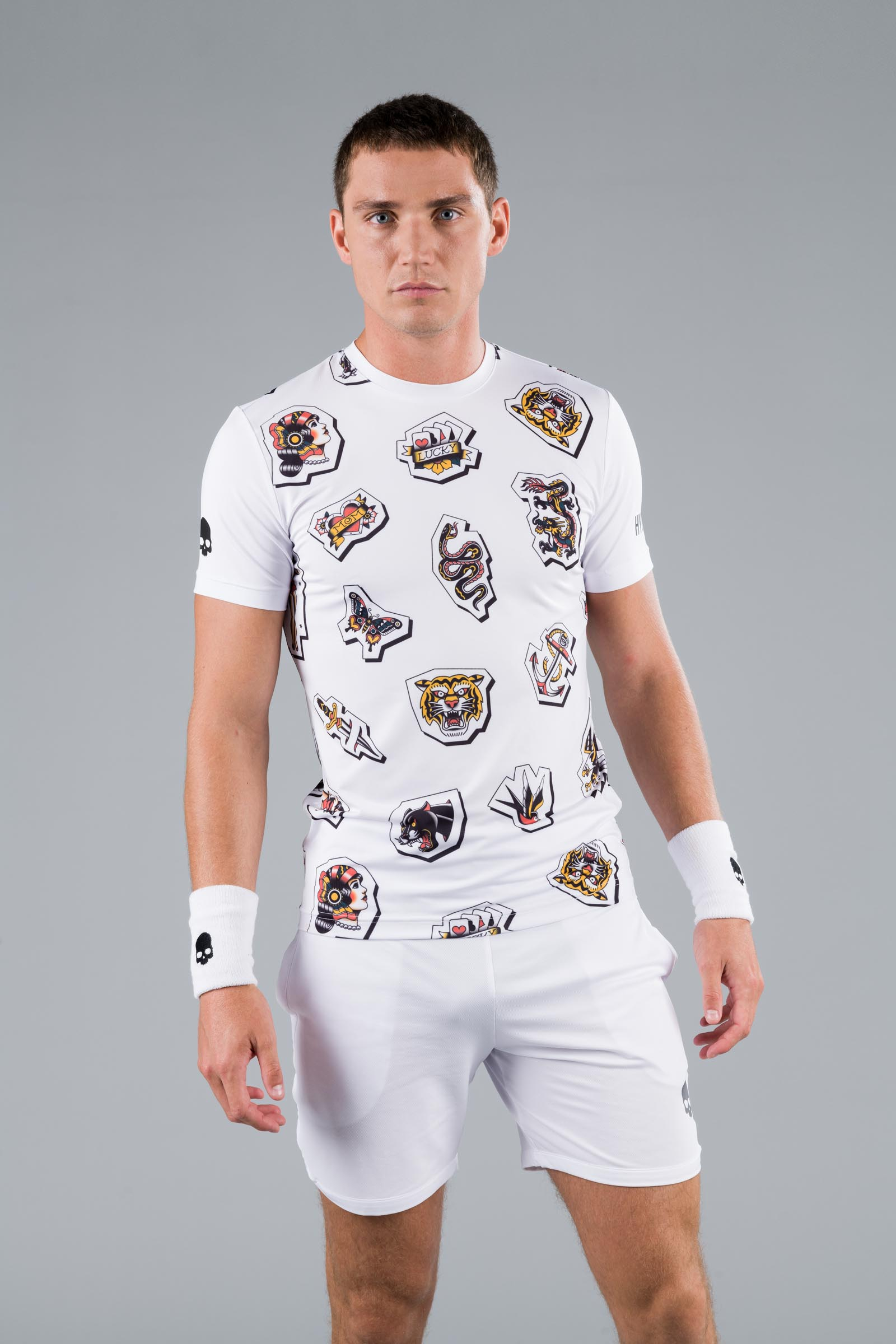 TATTOO TECH TEE - WHITE - Abbigliamento sportivo | Hydrogen