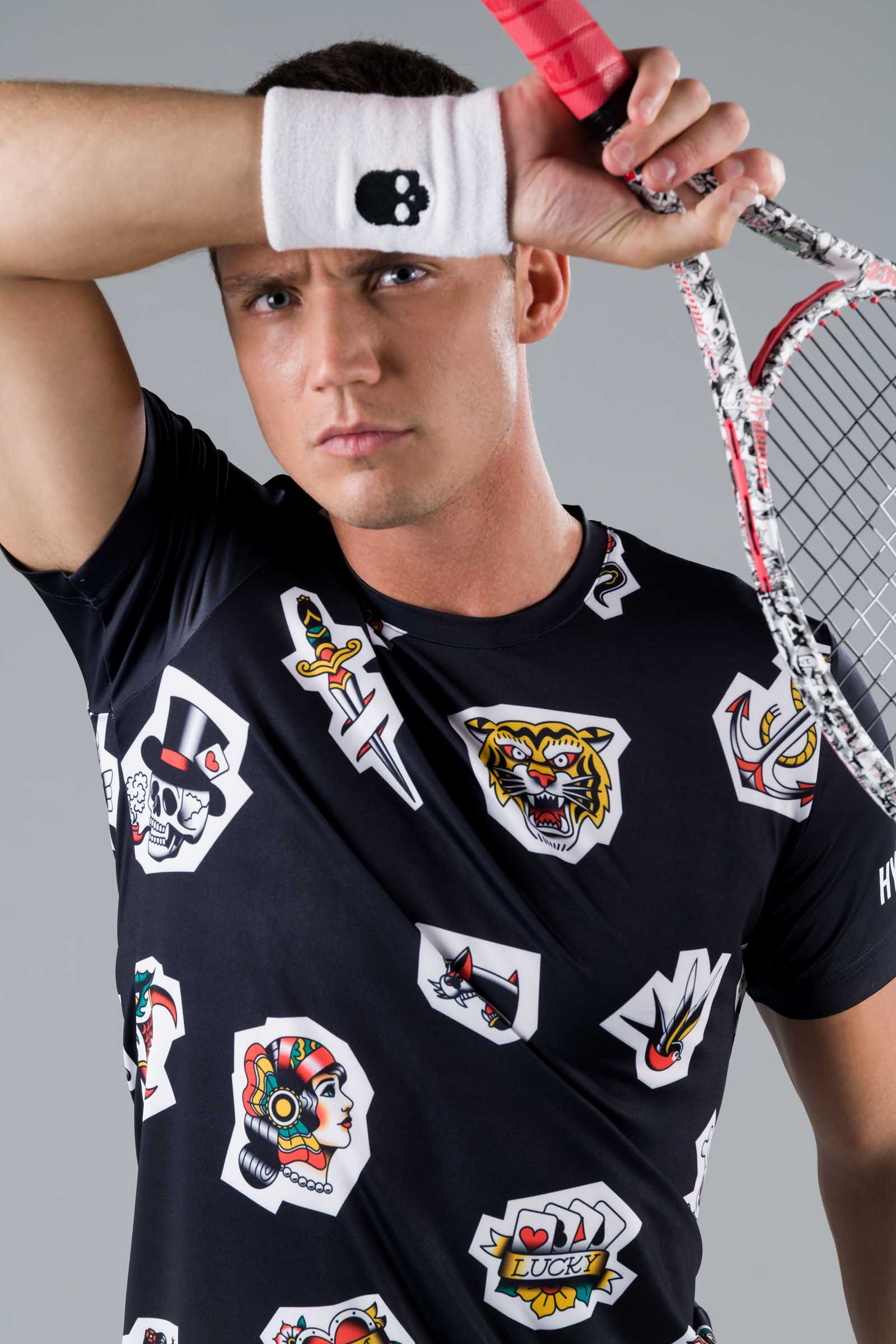 TATTOO TECH TEE - Apparel - Hydrogen - Luxury Sportwear