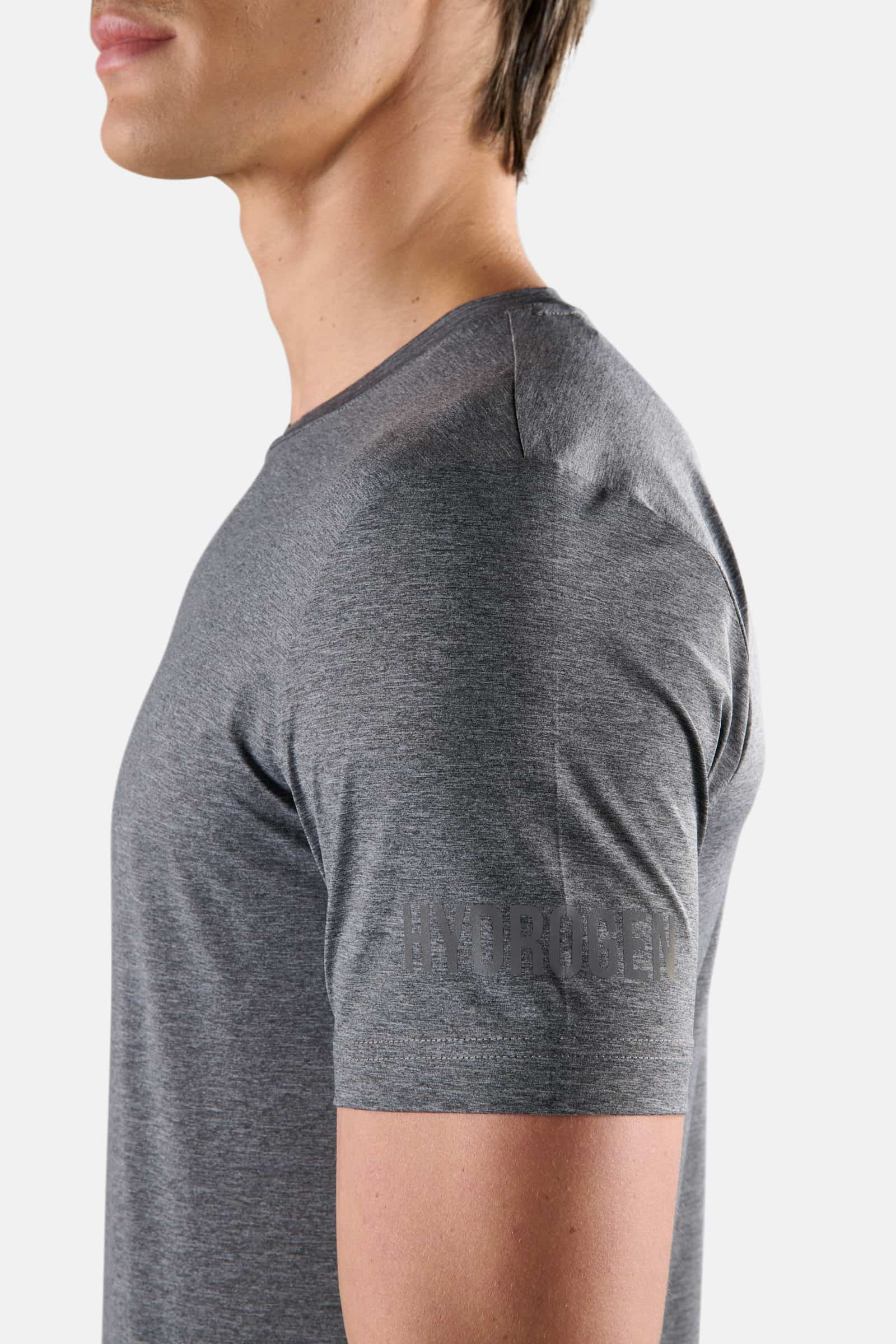 T-SHIRT TECNICA BASIC - GREY MELANGE - Abbigliamento sportivo | Hydrogen