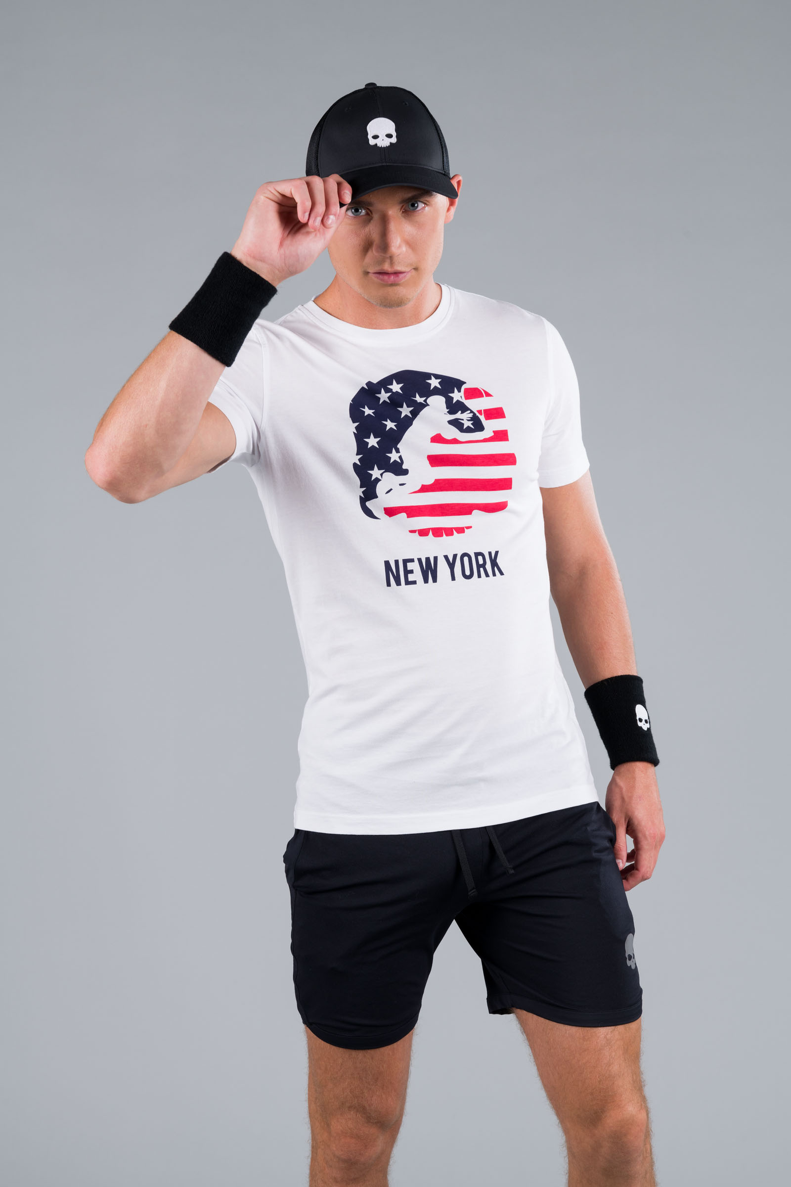 CITY COTTON TEE - WHITE (NEW YORK) - Abbigliamento sportivo | Hydrogen