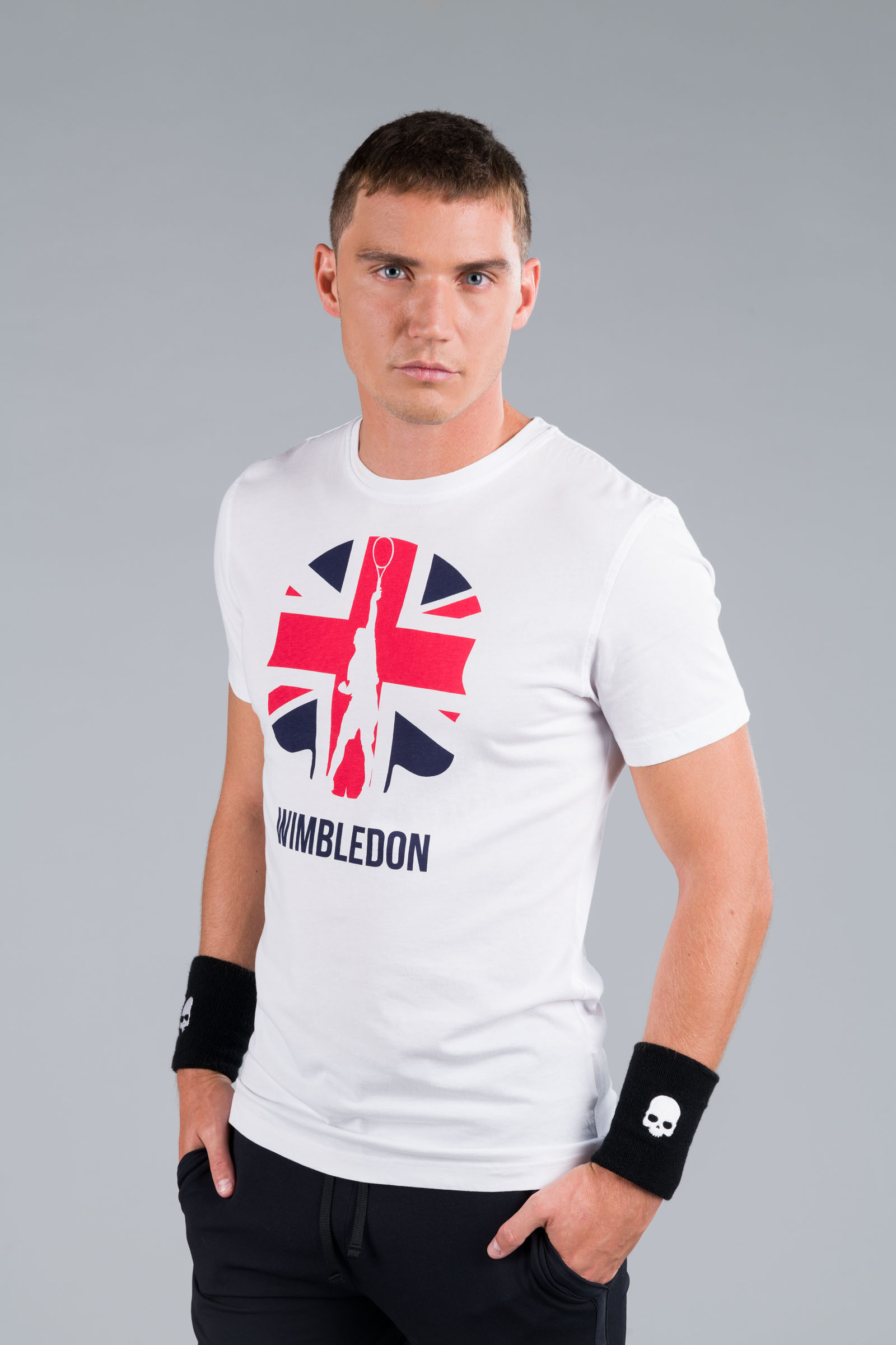 CITY COTTON TEE - WHITE (WIMBLEDON) - Abbigliamento sportivo | Hydrogen