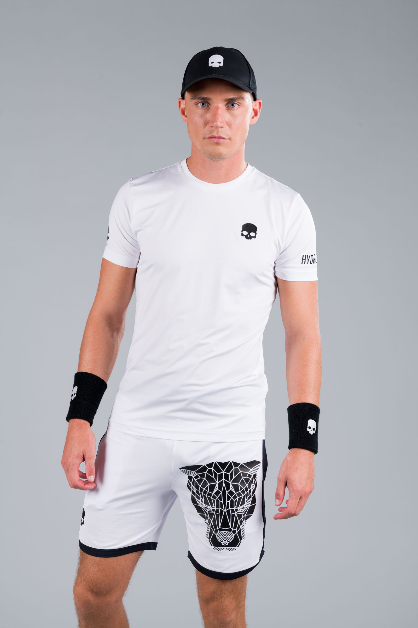 PADEL DOGS TECH TEE - WHITE - Hydrogen - Luxury Sportwear