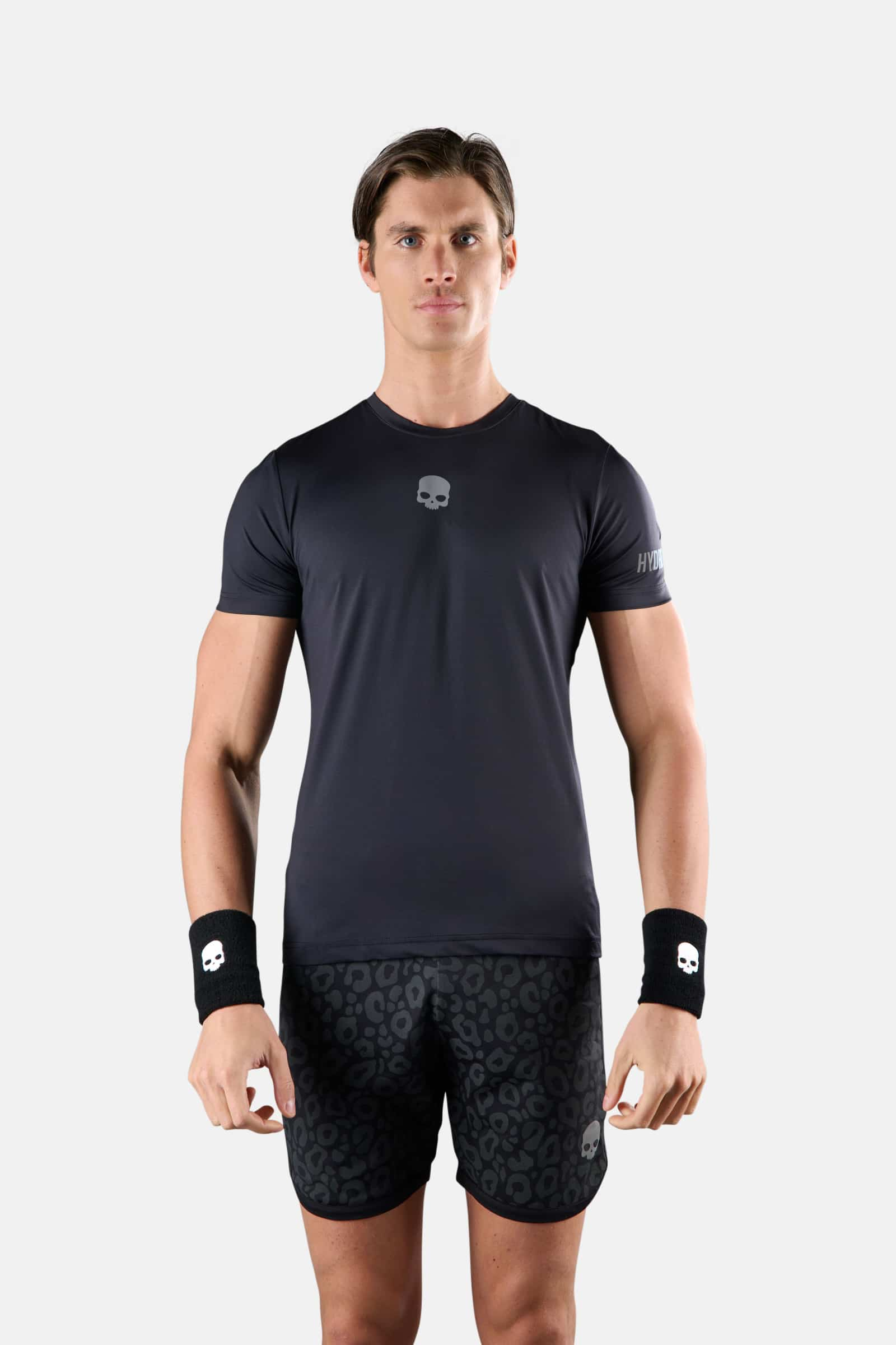 T-SHIRT TECNICA PANTHER - BLACK,GREY - Abbigliamento sportivo | Hydrogen
