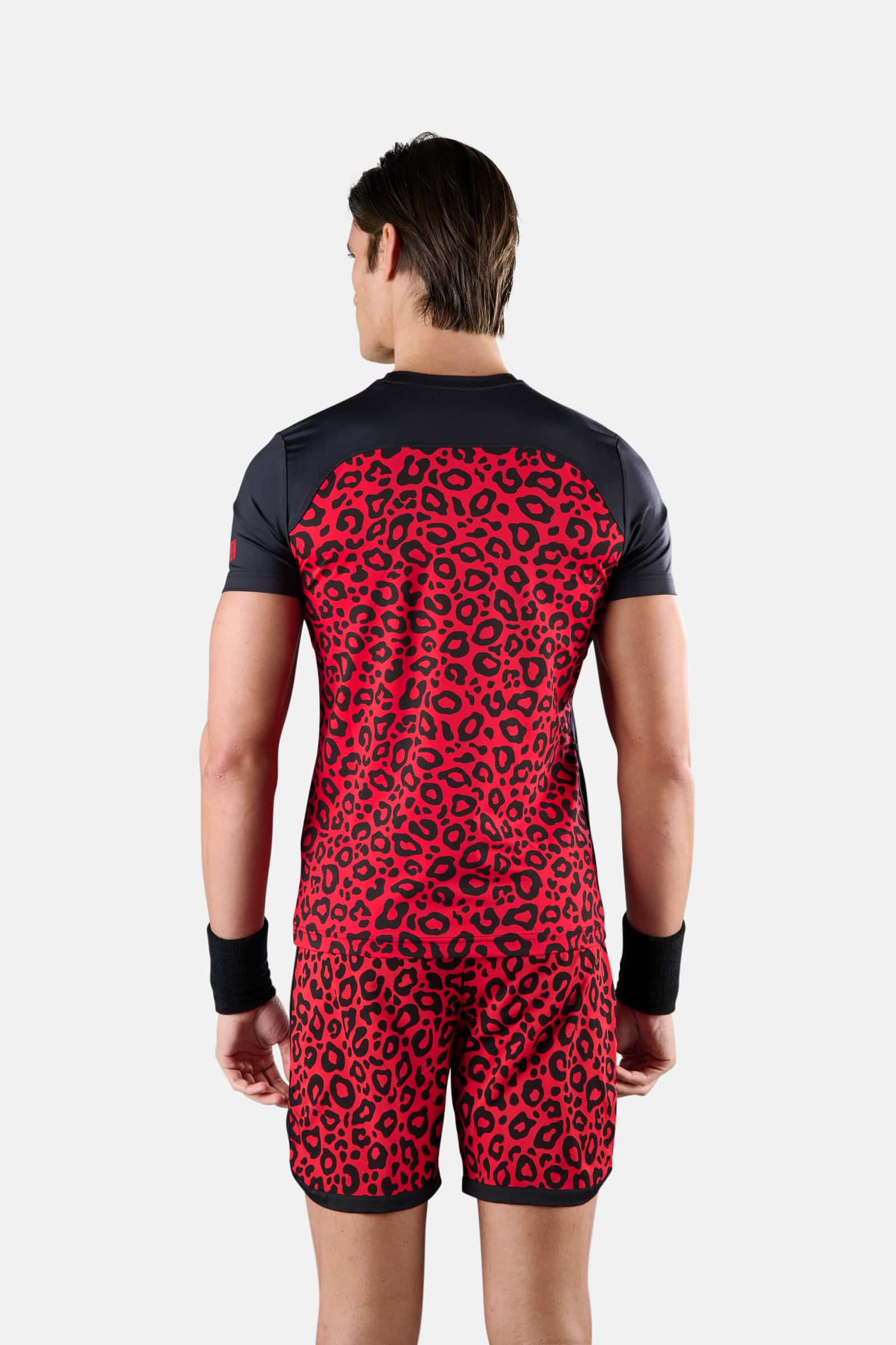 PANTHER TECH TEE - BLACK,RED - Hydrogen - Luxury Sportwear