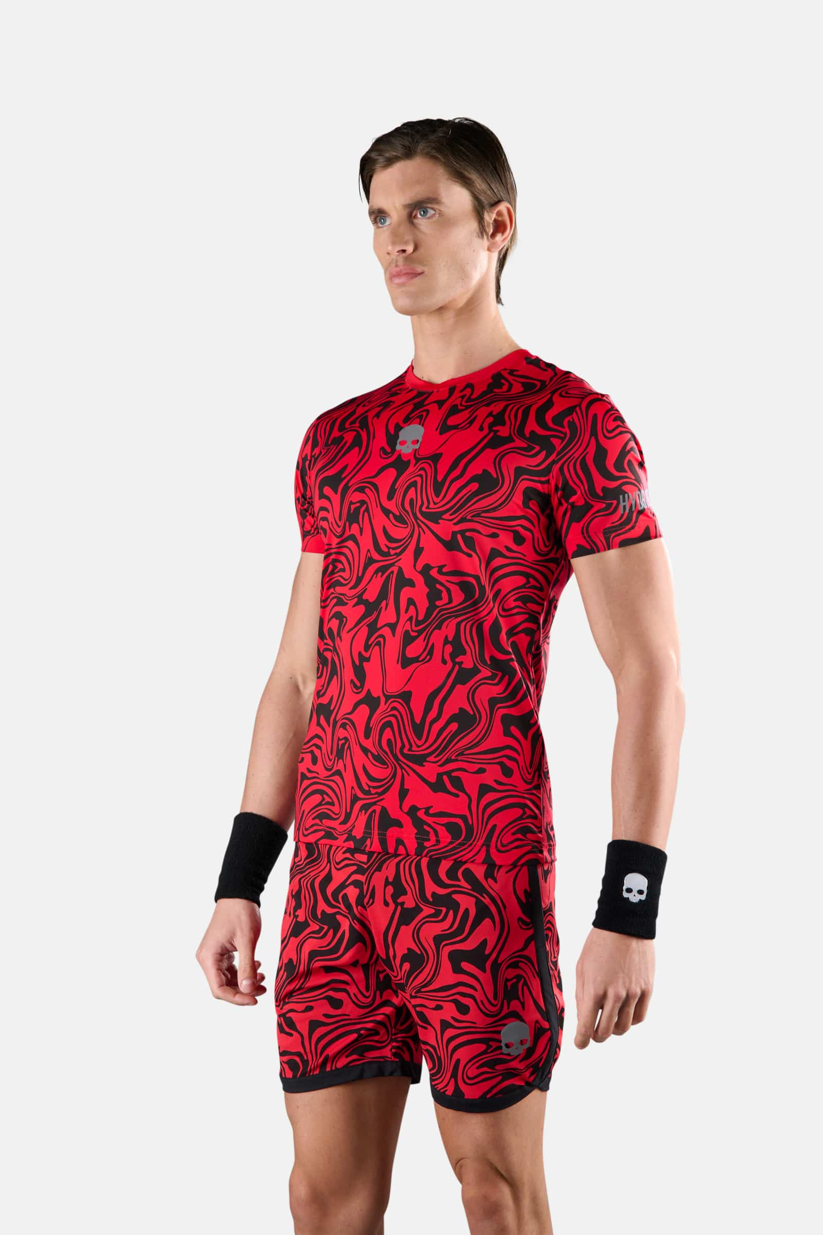 T-SHIRT TECNICA CHROME - RED - Abbigliamento sportivo | Hydrogen