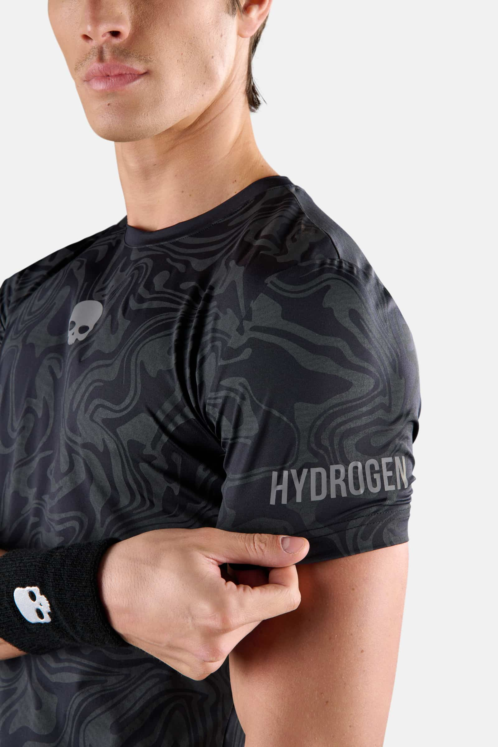 T-SHIRT TECNICA CHROME - GREY - Abbigliamento sportivo | Hydrogen