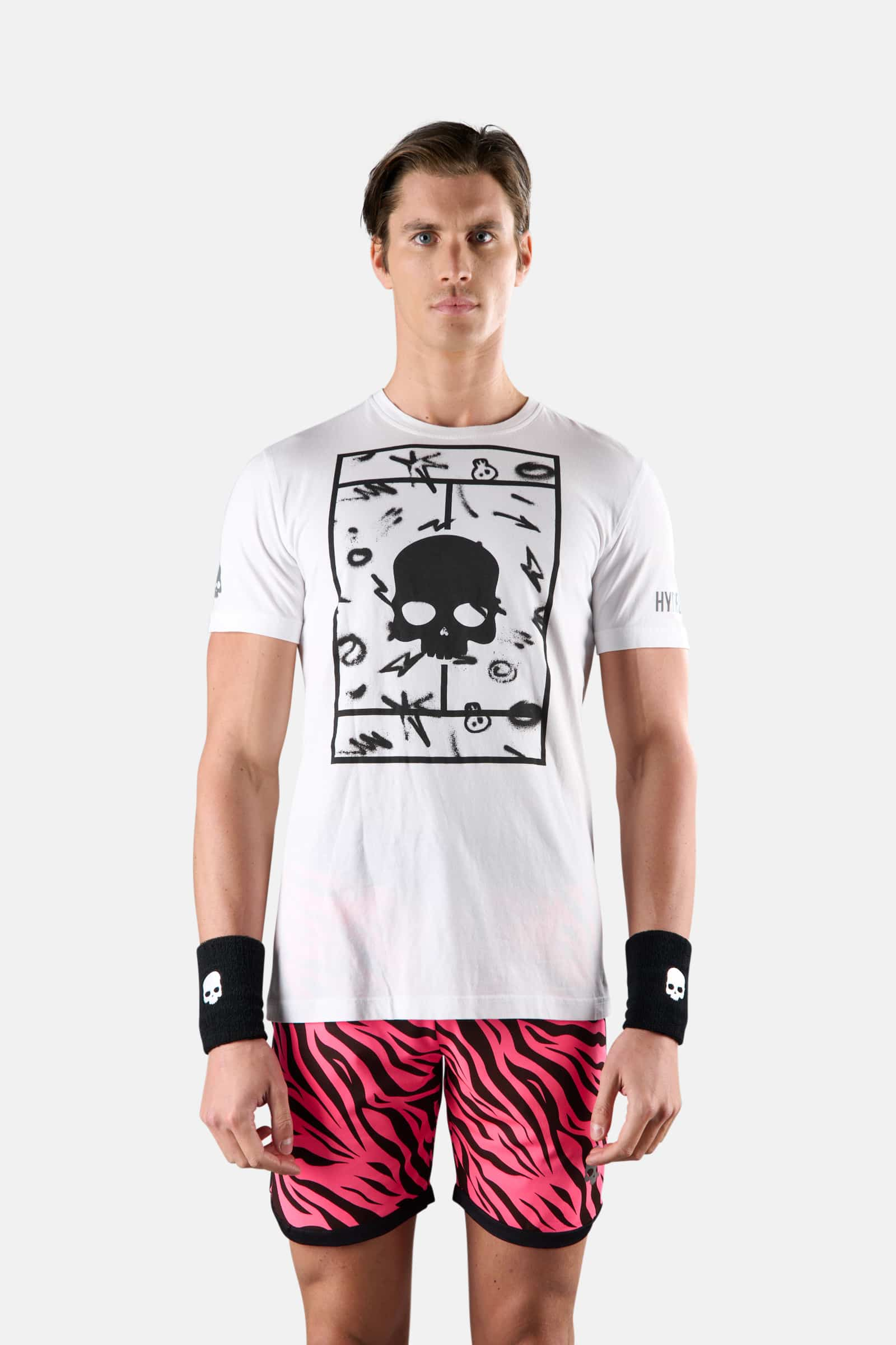 TENNIS COURT COTTON TEE - Apparel - Hydrogen - Luxury Sportwear