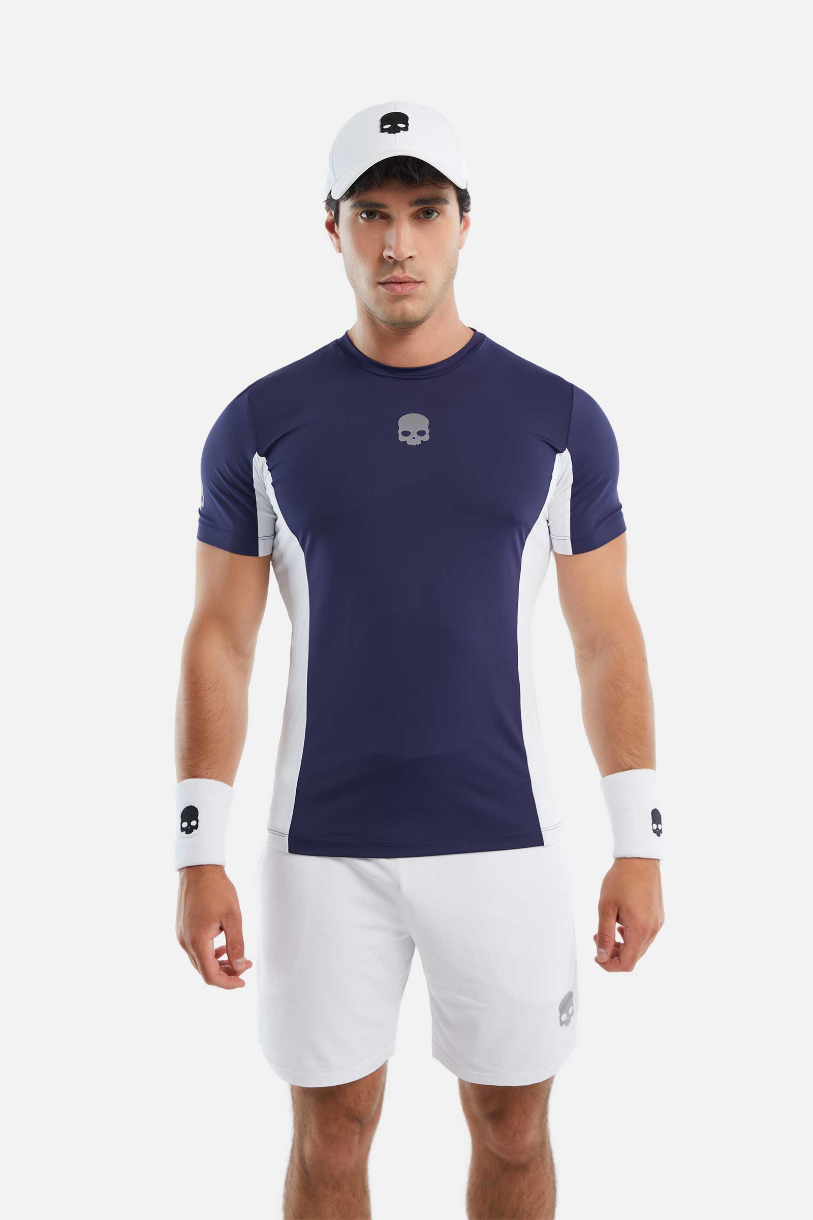T-SHIRT TECNICA BICOLOR - WHITE - Abbigliamento sportivo | Hydrogen