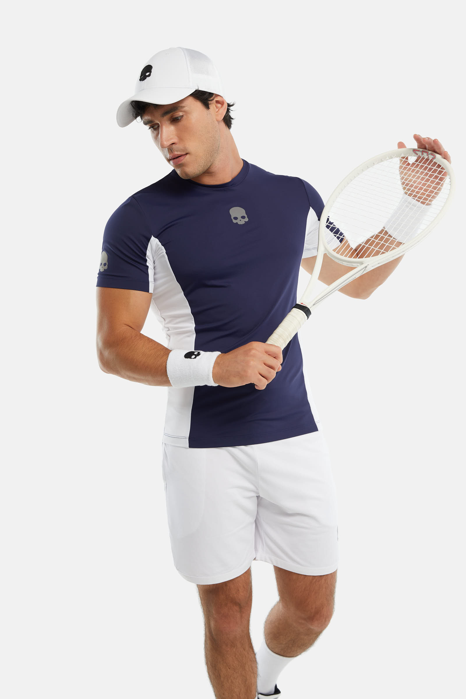 T-SHIRT TECNICA BICOLOR - WHITE - Abbigliamento sportivo | Hydrogen