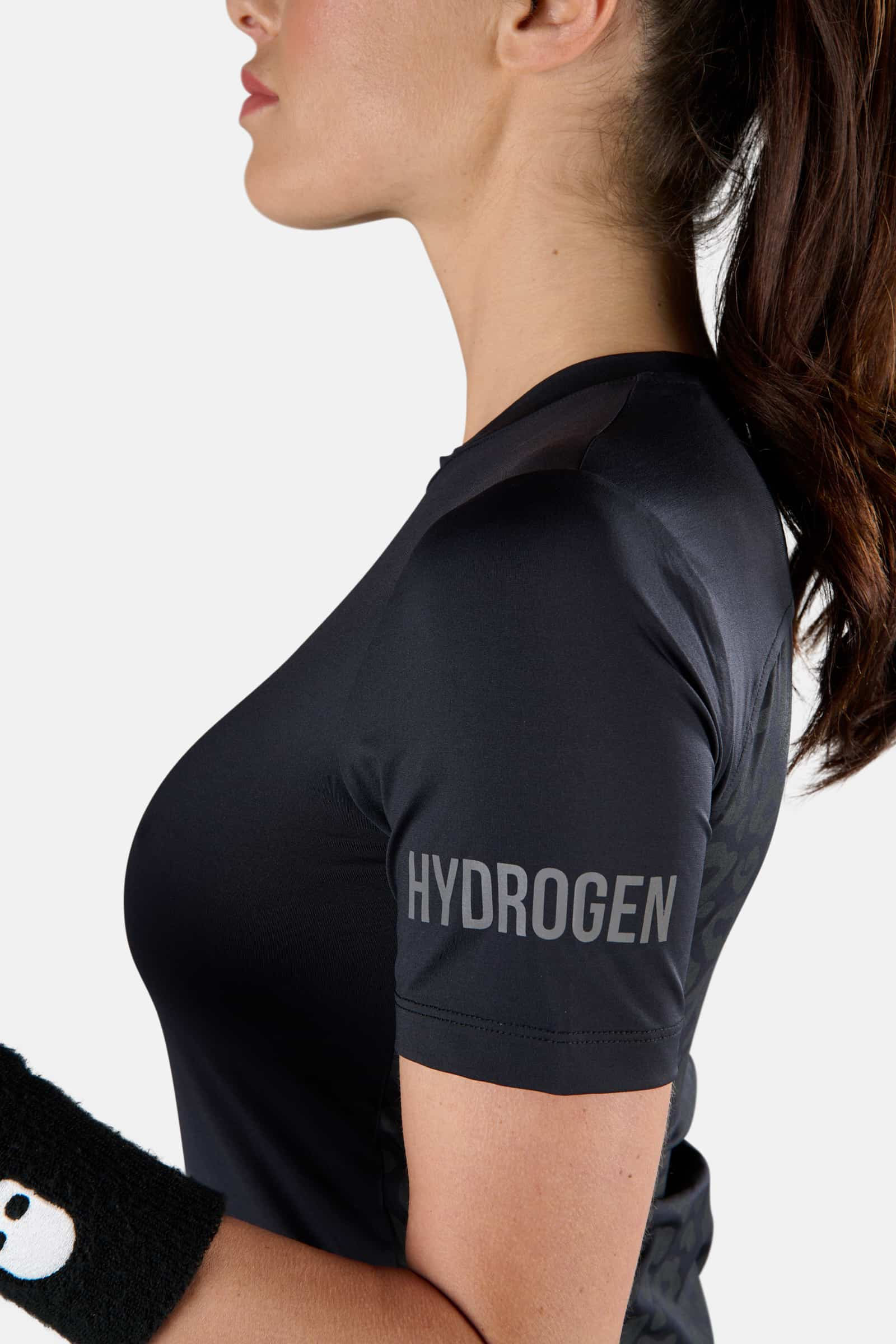 T-SHIRT TECNICA PANTHER - BLACK,GREY - Abbigliamento sportivo | Hydrogen