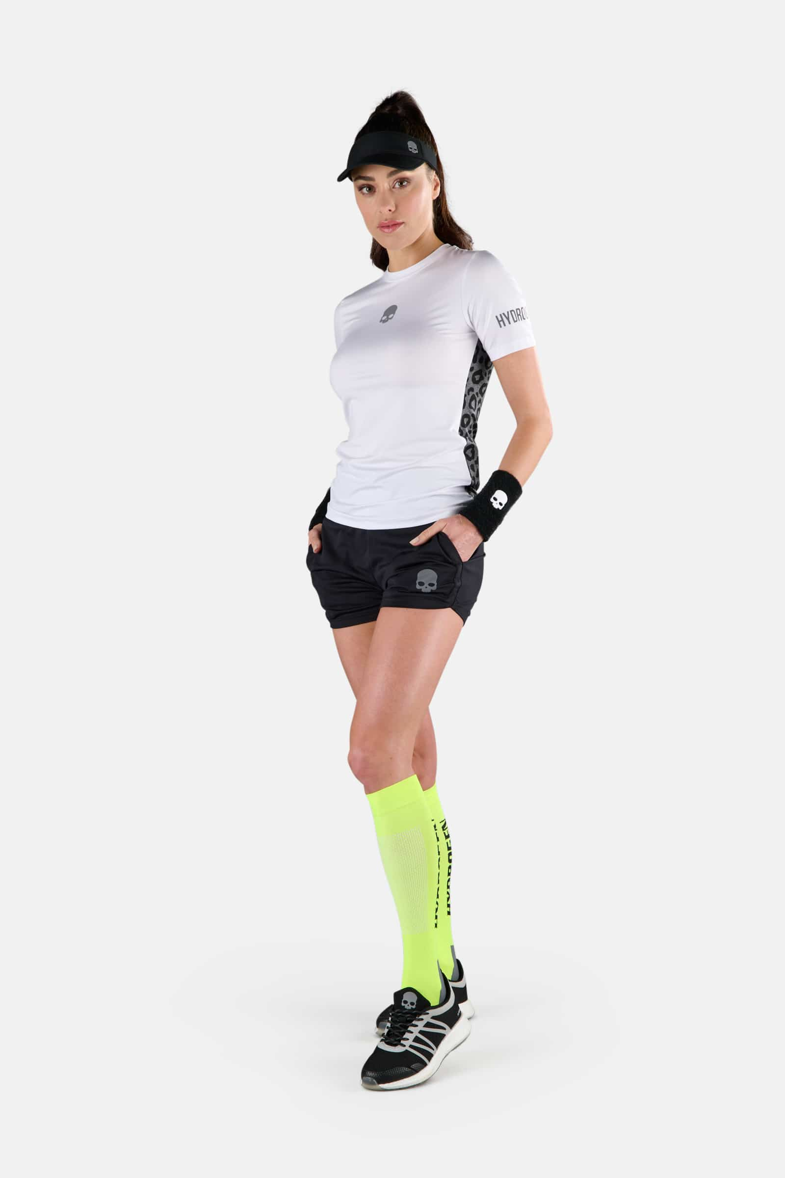T-SHIRT TECNICA PANTHER - WHITE,GREY - Abbigliamento sportivo | Hydrogen