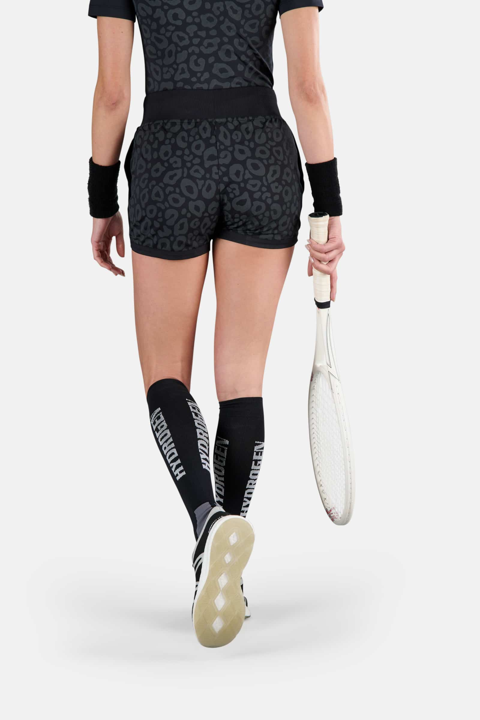 PANTHER TECH SHORTS - BLACK - Hydrogen - Luxury Sportwear