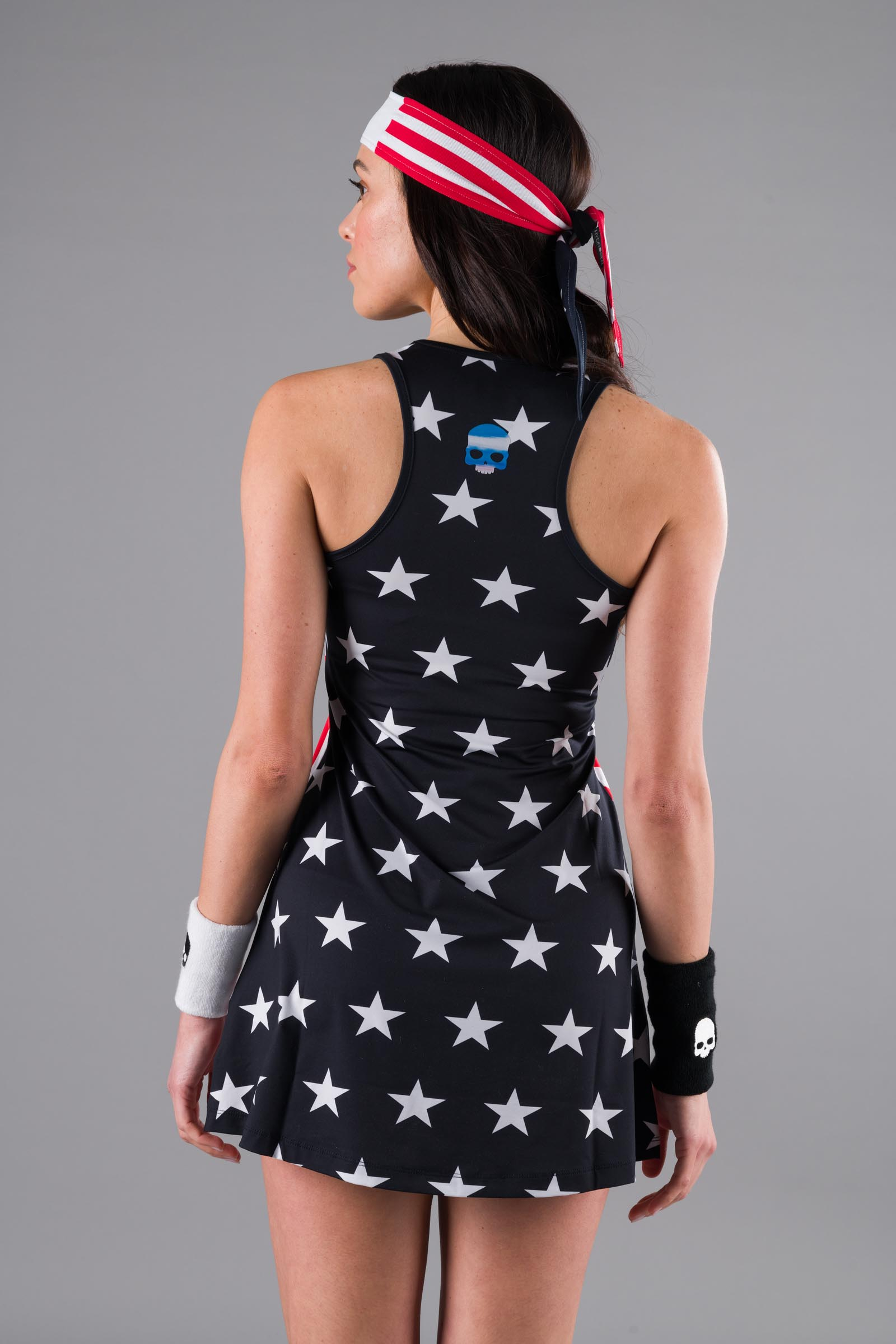 STARS TECH DRESS - BLUE NAVY/RED - Abbigliamento sportivo | Hydrogen