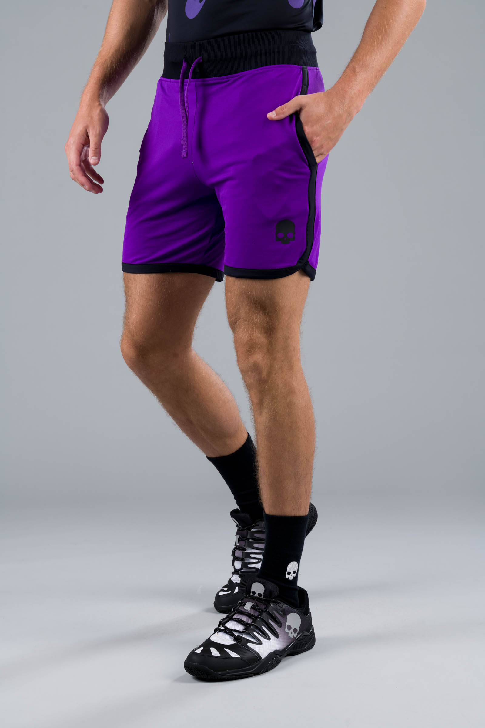 TECH SHORTS - PURPLE - Hydrogen - Luxury Sportwear