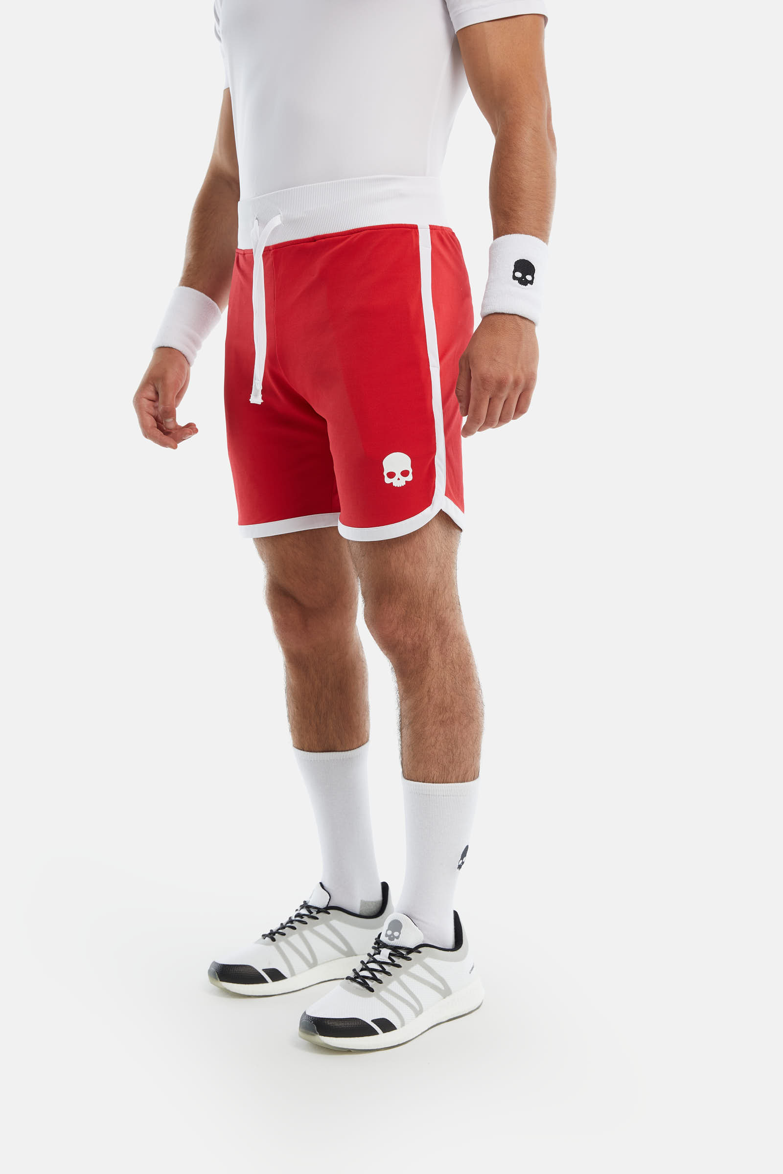TECH SHORTS - RED,WHITE - Hydrogen - Luxury Sportwear