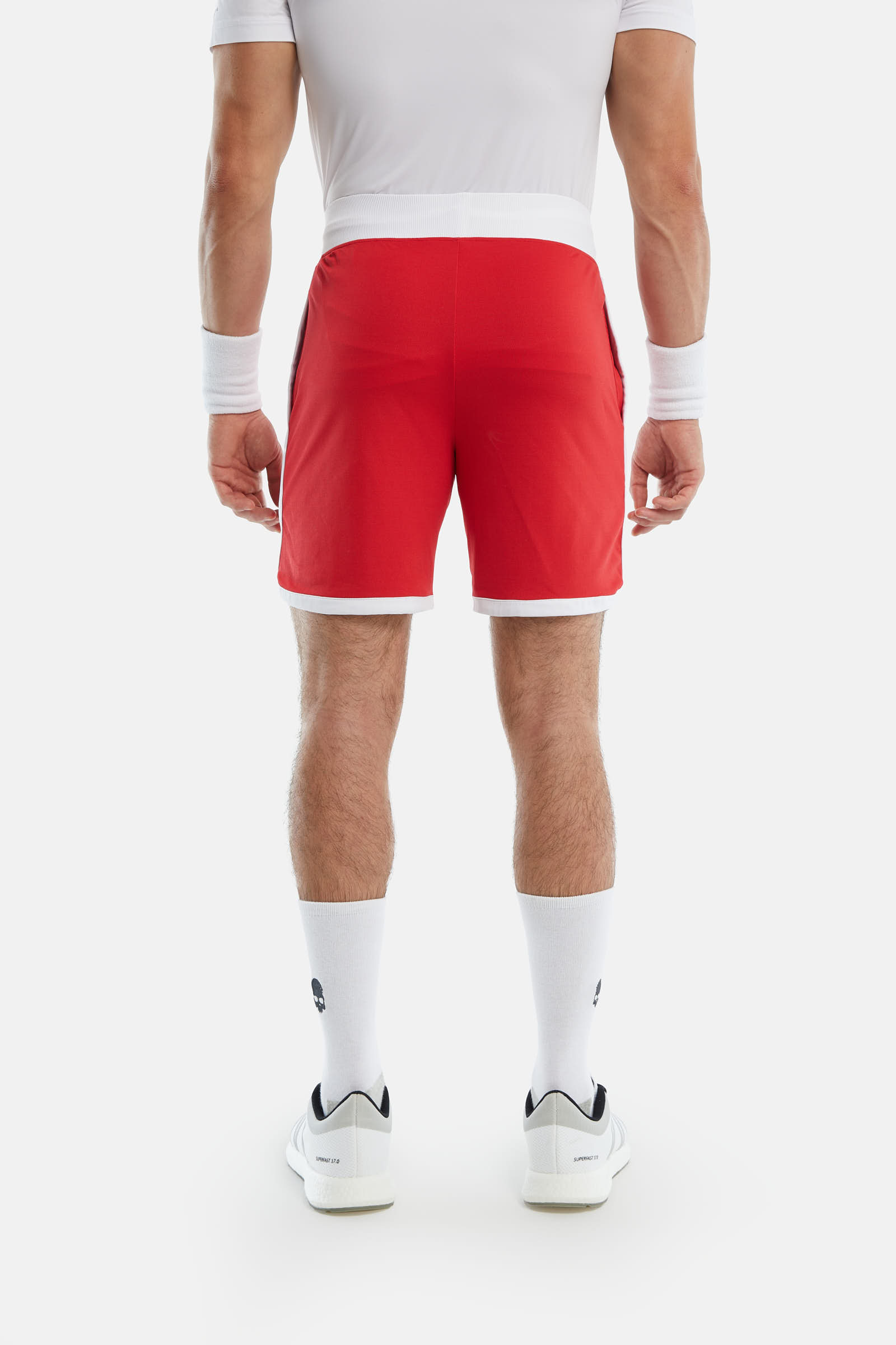 TECH SHORTS - RED,WHITE - Hydrogen - Luxury Sportwear
