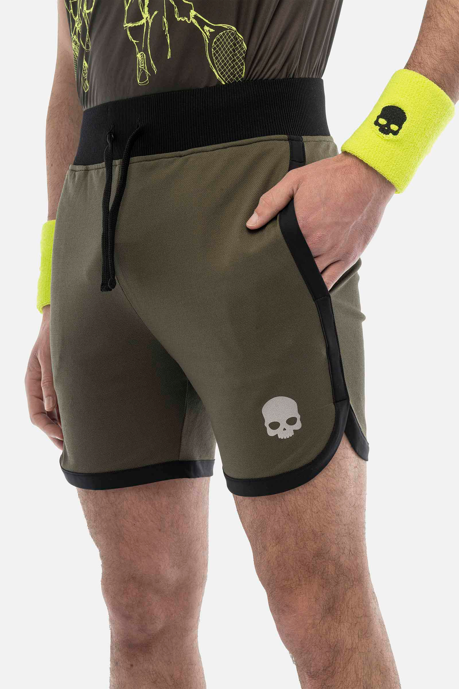 TECH SHORTS - GREEN,BLACK - Hydrogen - Luxury Sportwear