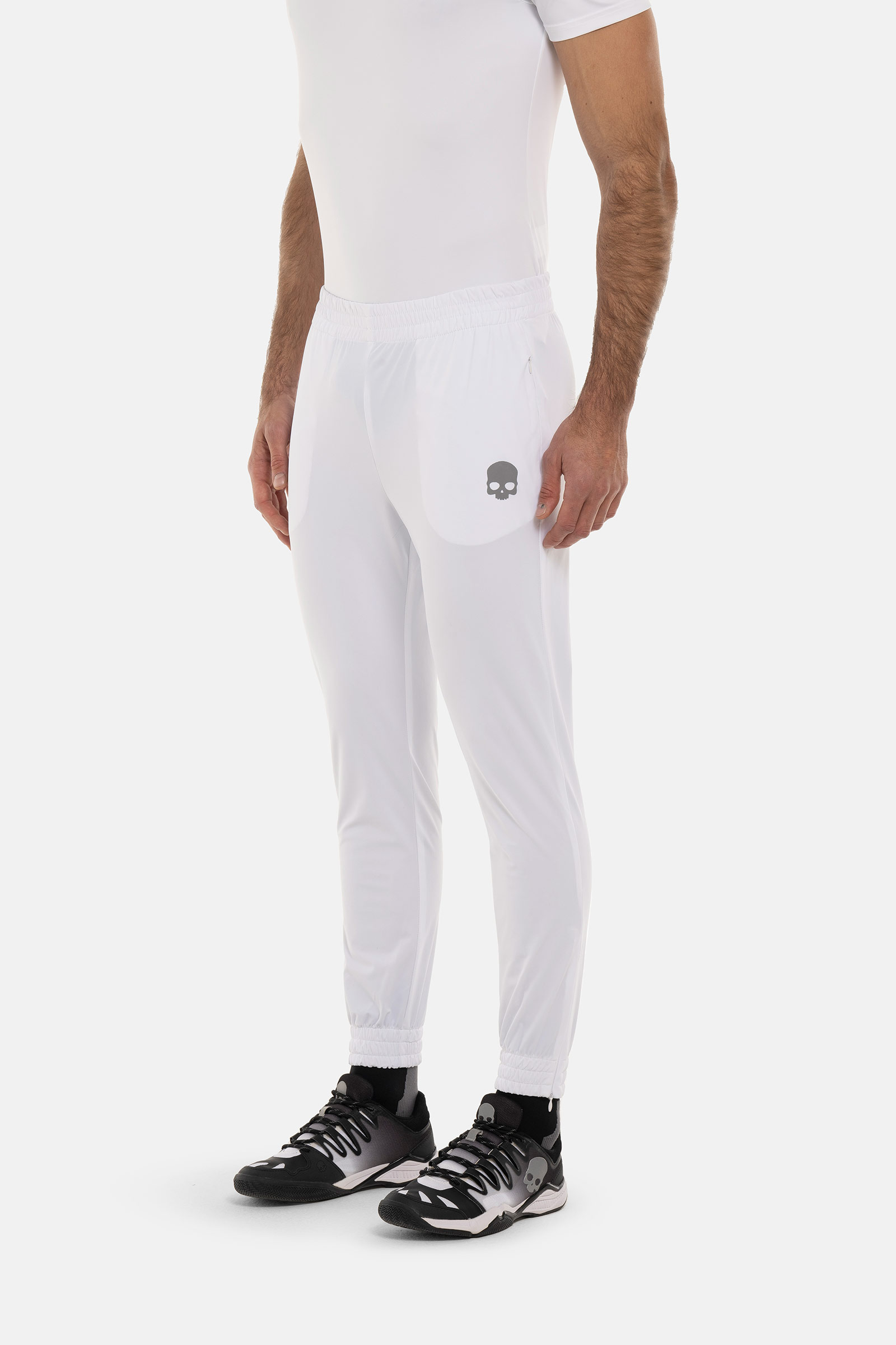 TECH PANTS SKULL - WHITE - Abbigliamento sportivo | Hydrogen