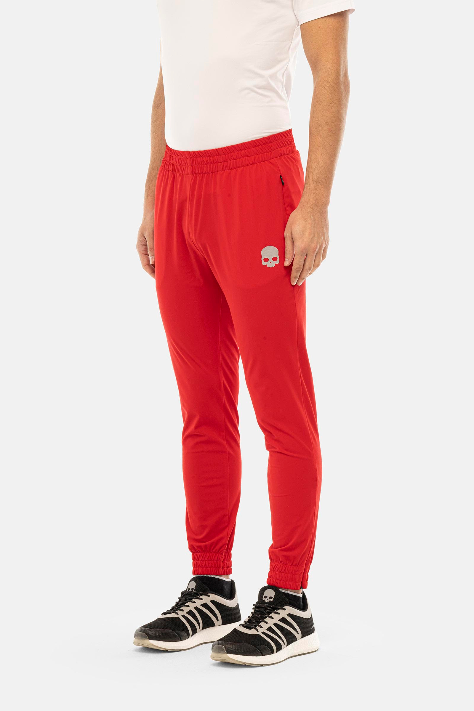 TECH PANTS SKULL - RED - Hydrogen - Luxury Sportwear