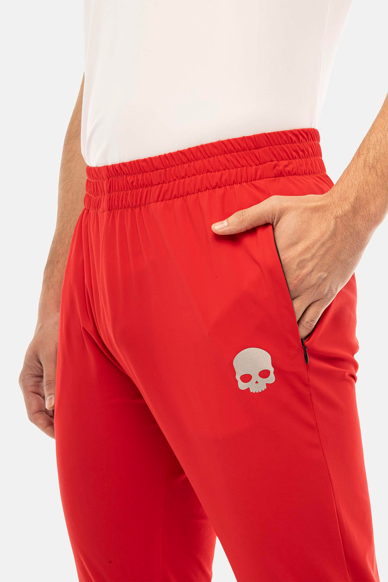 TECH PANTS SKULL - RED - Hydrogen - Luxury Sportwear