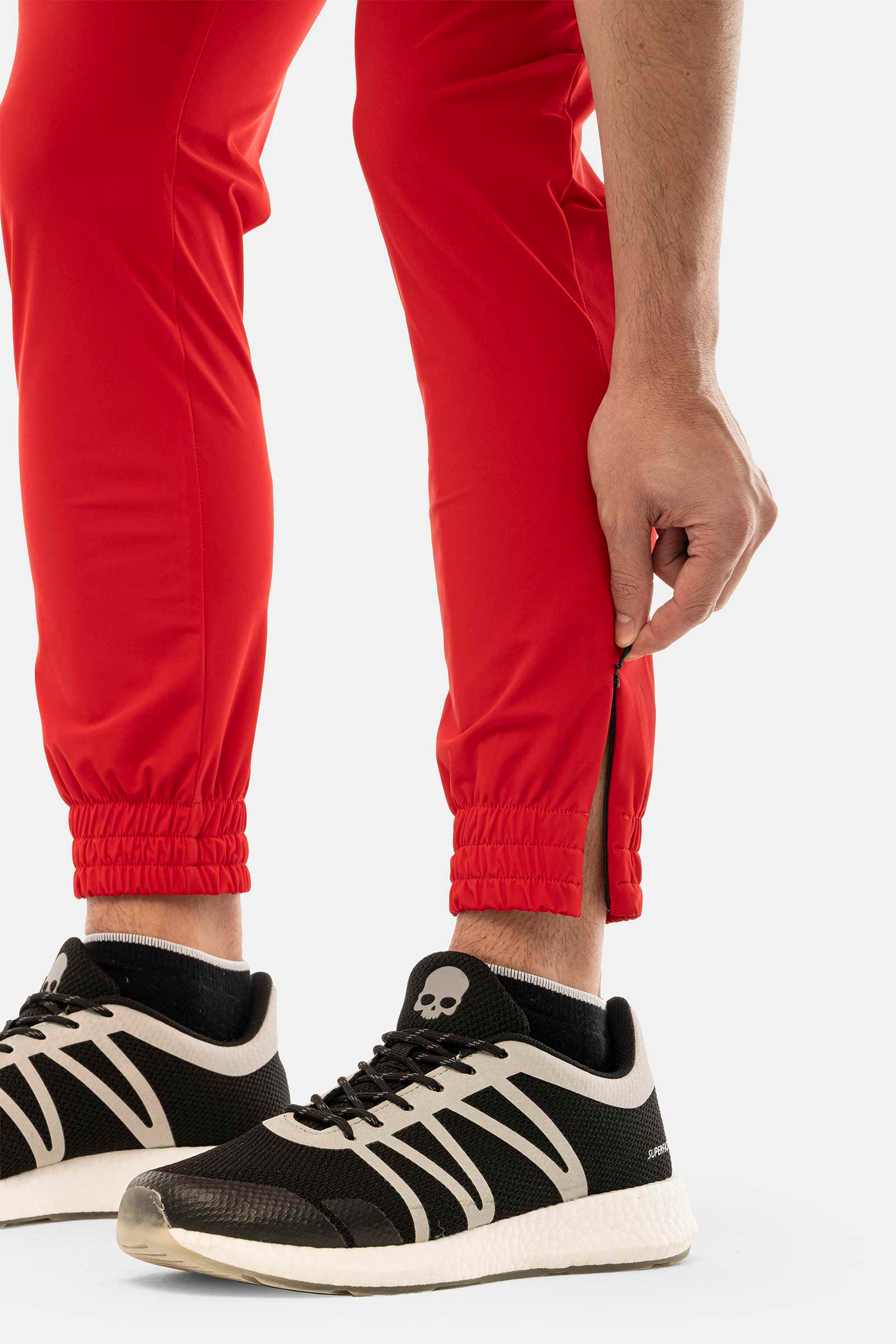 TECH PANTS SKULL - RED - Hydrogen - Luxury Sportwear