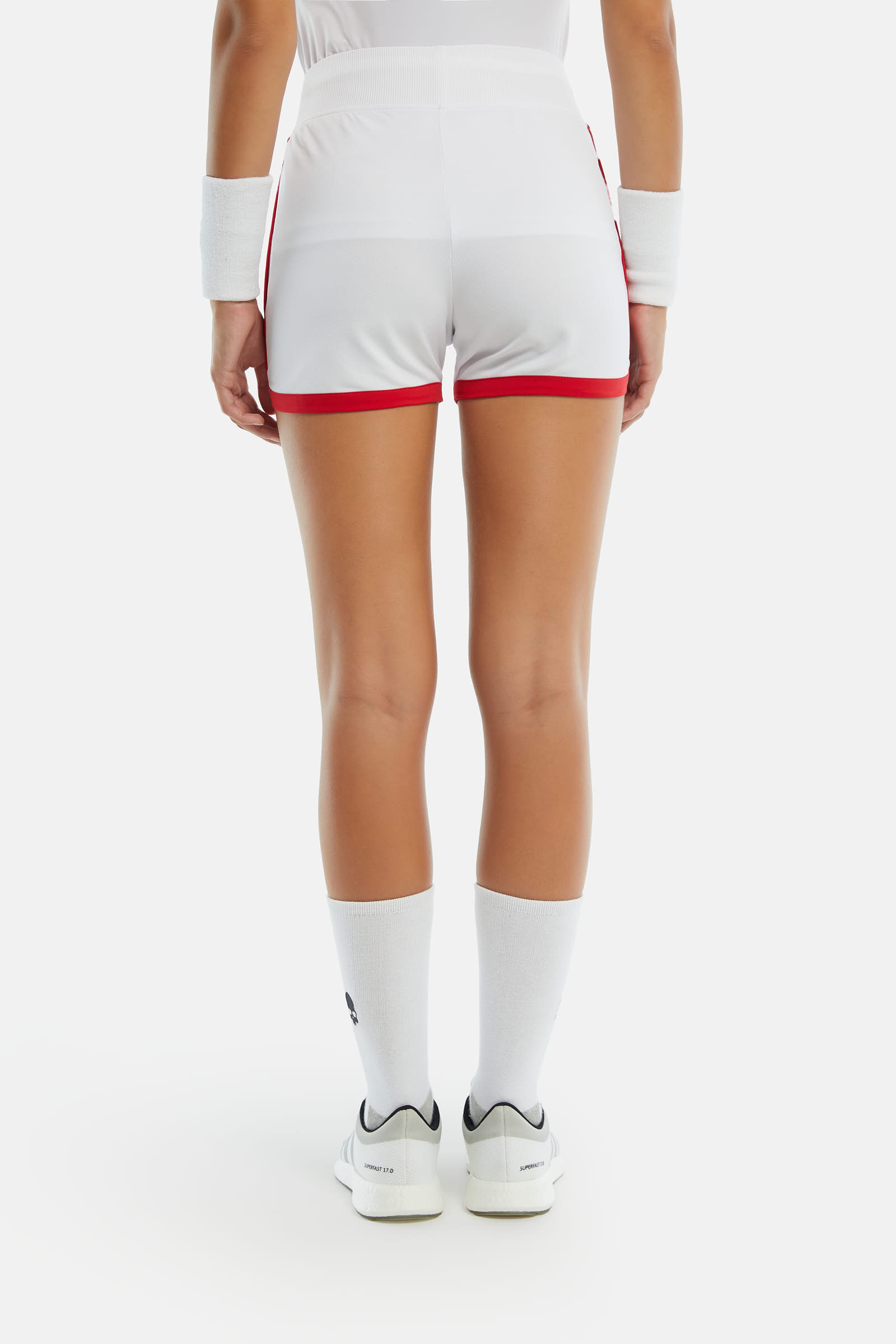 TECH SHORTS - WHITE,RED - Hydrogen - Luxury Sportwear