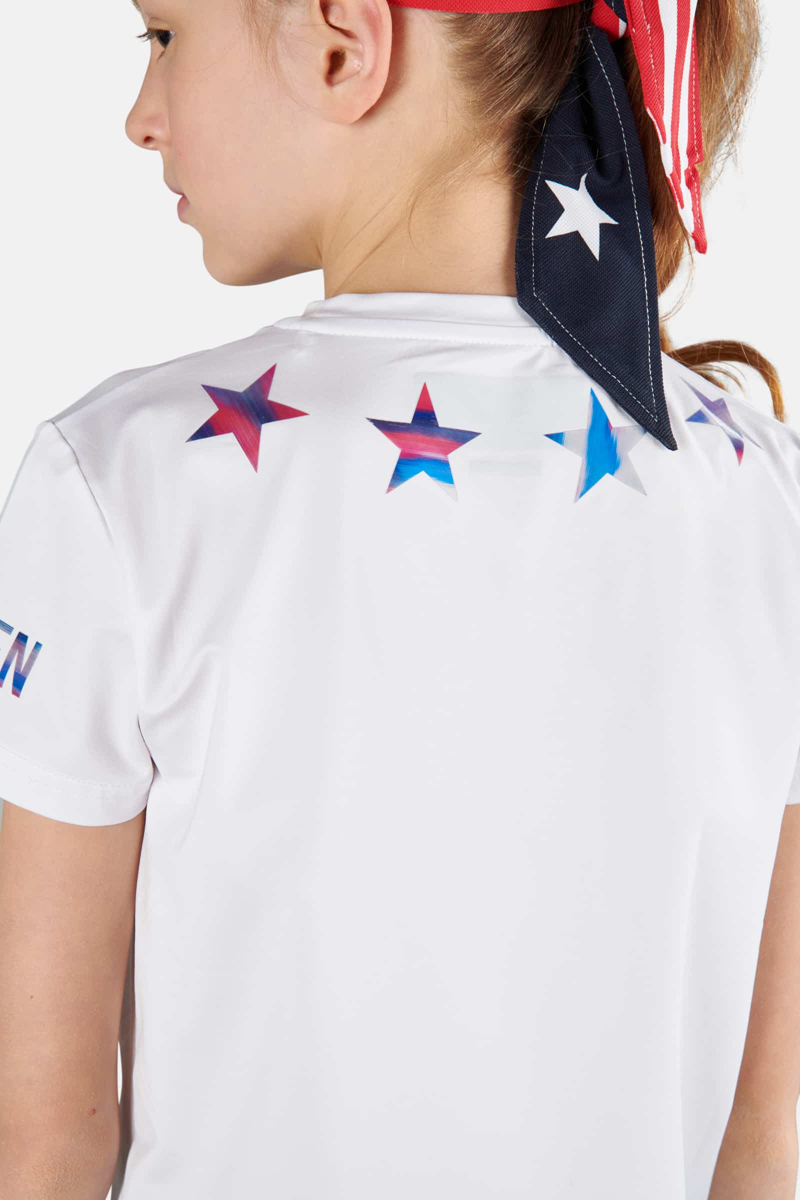 STAR TECH TEE - WHITE,BLUE - Hydrogen - Luxury Sportwear