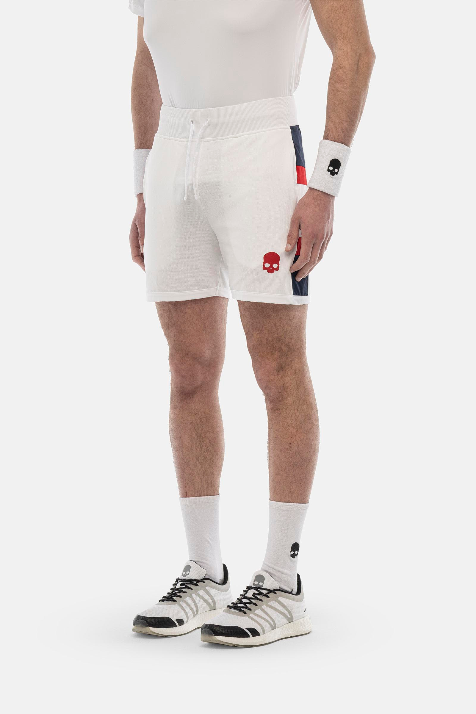 HERITAGE TECH SHORTS - WHITE - Hydrogen - Luxury Sportwear