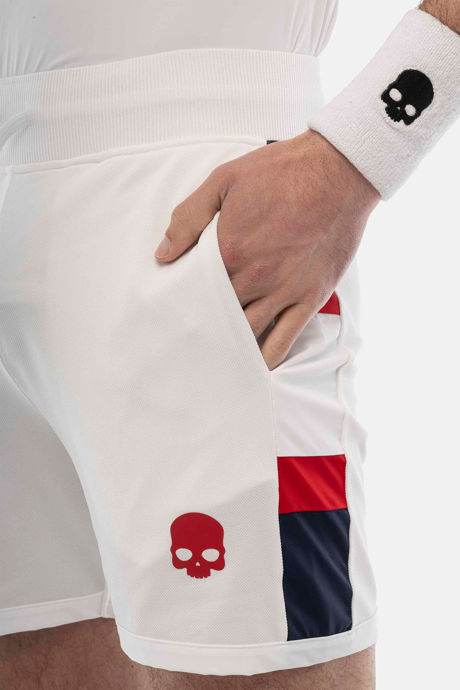 HERITAGE TECH SHORTS - WHITE - Hydrogen - Luxury Sportwear