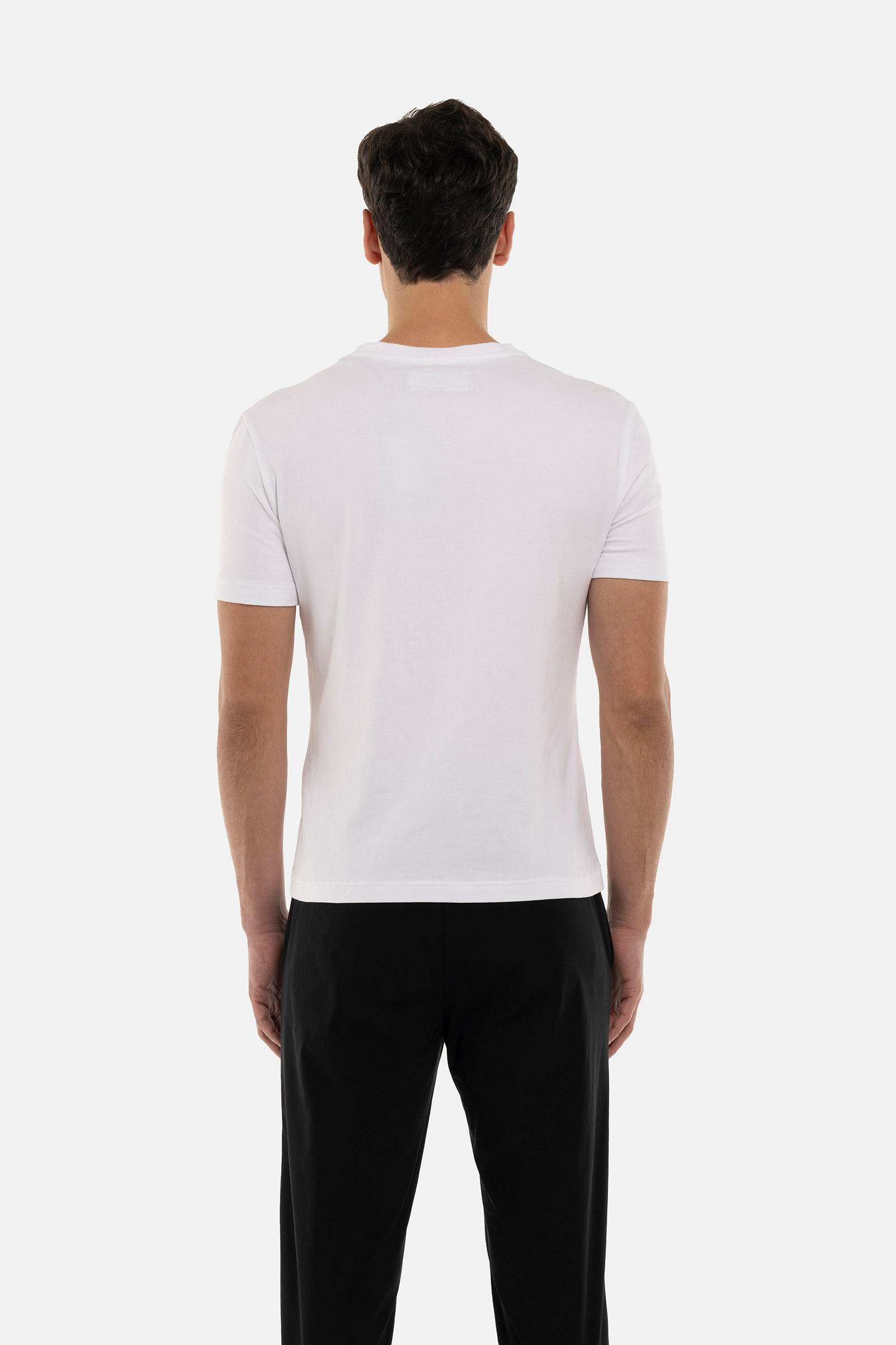 CAMU PIXEL COTTON TEE - WHITE - Hydrogen - Luxury Sportwear