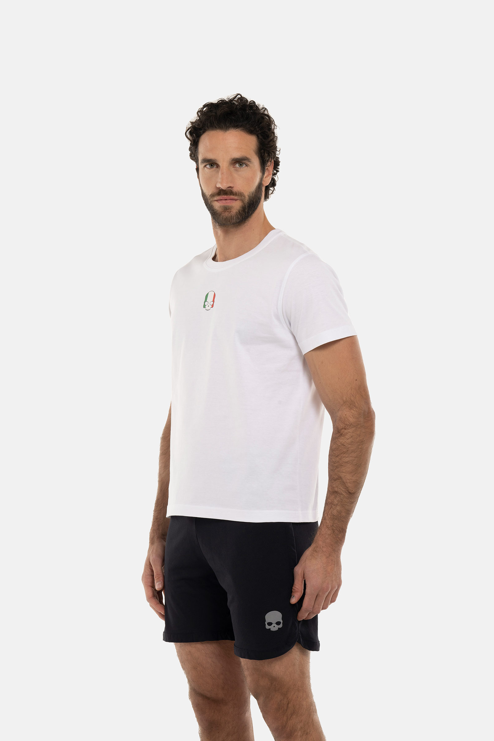 MATCH T-SHIRT - WHITE - Hydrogen - Luxury Sportwear