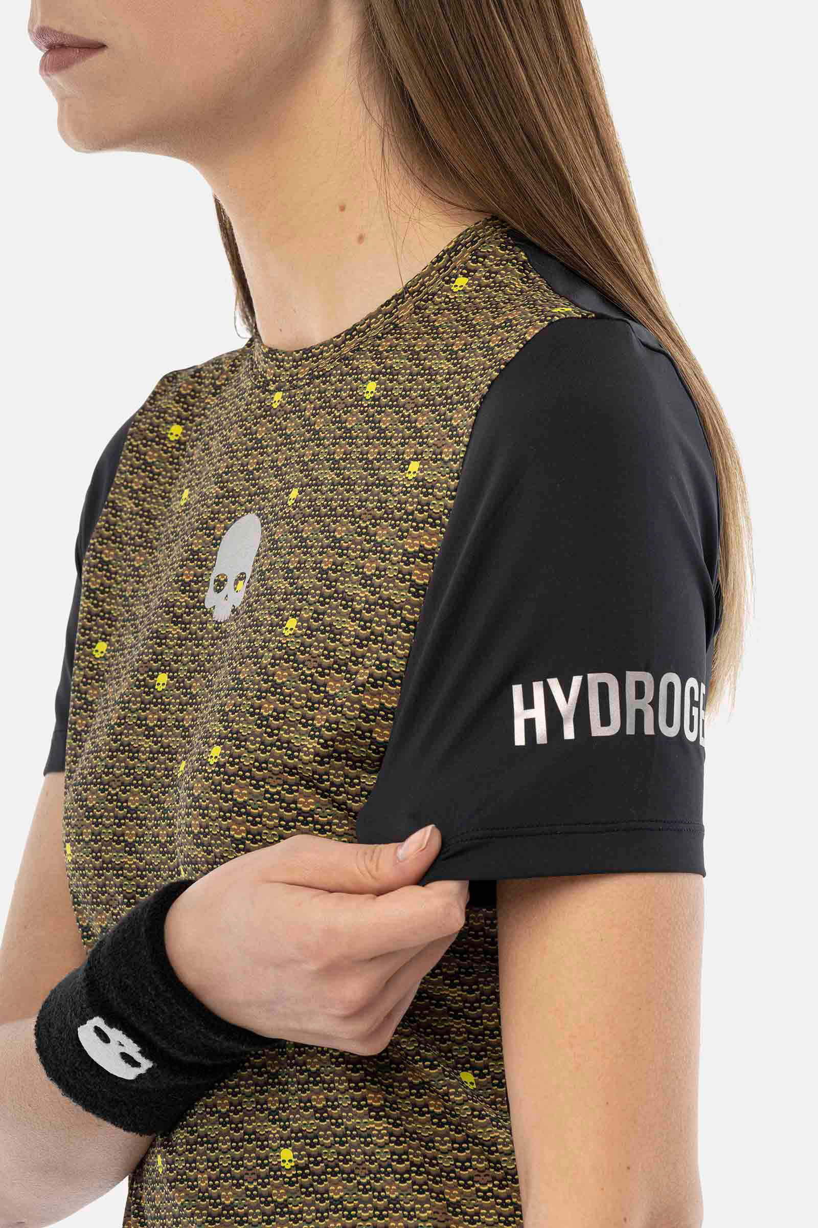 RAINBOW ICONS TECH T-SHIRT - KAKI,BLACK - Hydrogen - Luxury Sportwear