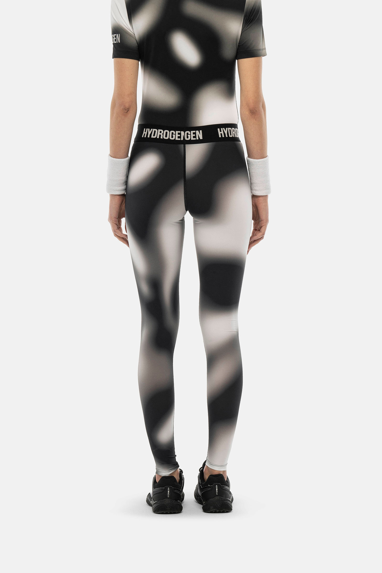 PSYCHEDELIC LEGGINGS - GREY - Hydrogen - Luxury Sportwear