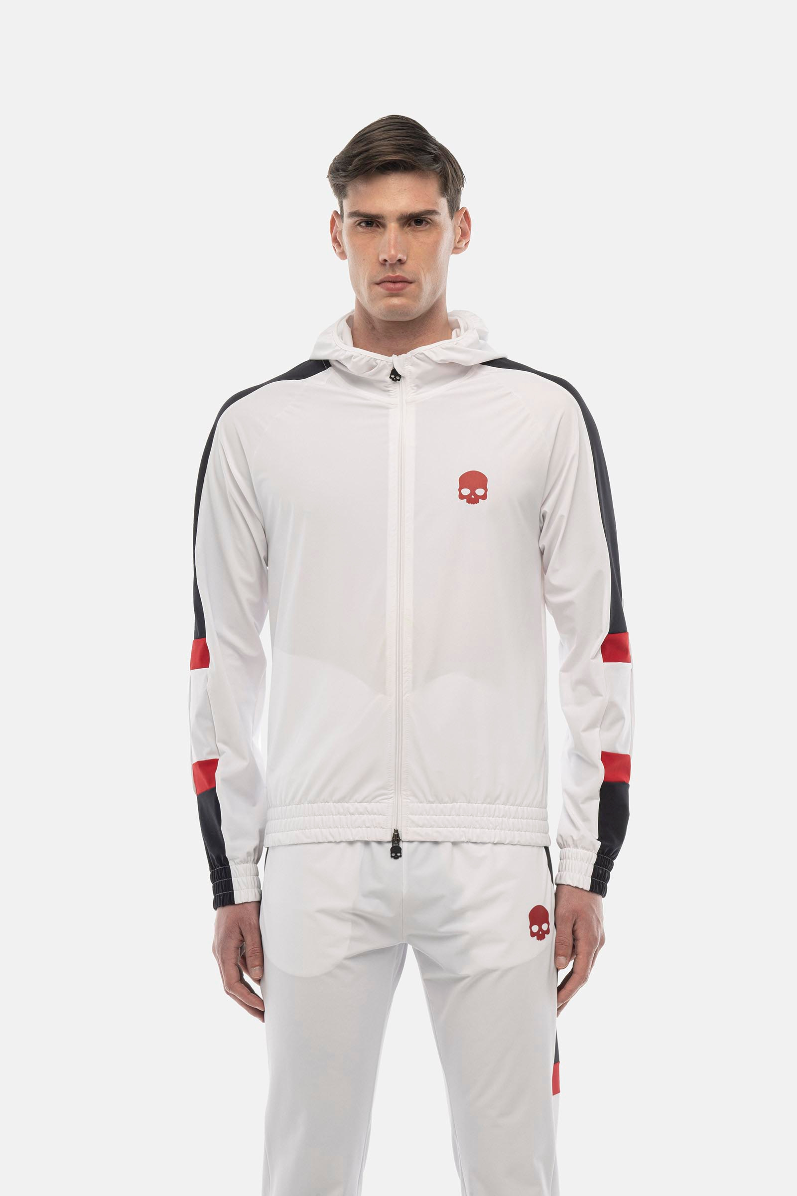 TECH FZ HOODIE - WHITE - Hydrogen - Luxury Sportwear