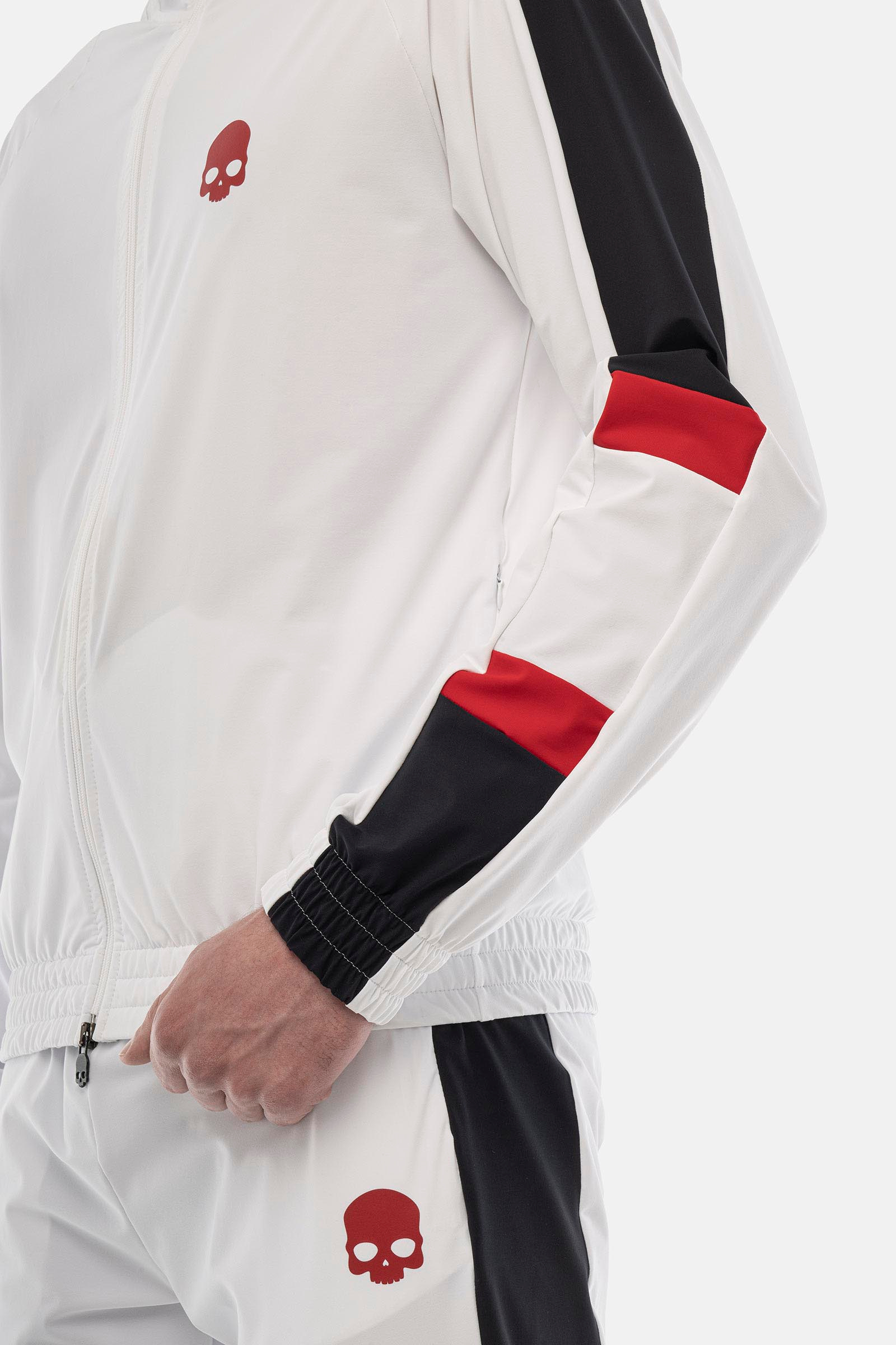 TECH FZ HOODIE - WHITE - Hydrogen - Luxury Sportwear