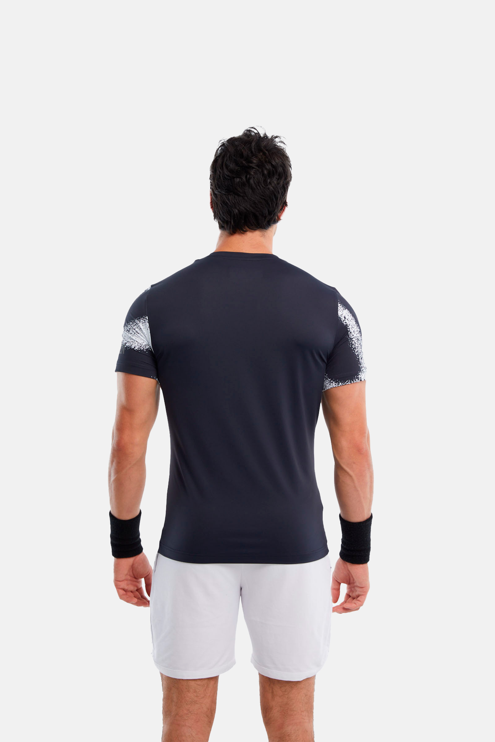 T-SHIRT TECNICA BICOLORE CON MANICHE SPRAY - WHITE - Abbigliamento sportivo | Hydrogen