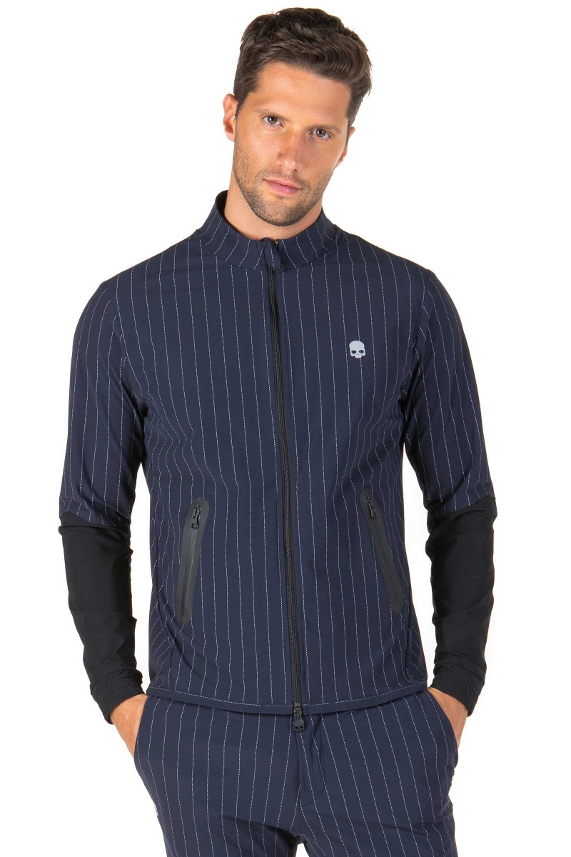 GOLF JKT - BLUE NAVY STRIPE WHITE - Abbigliamento sportivo | Hydrogen